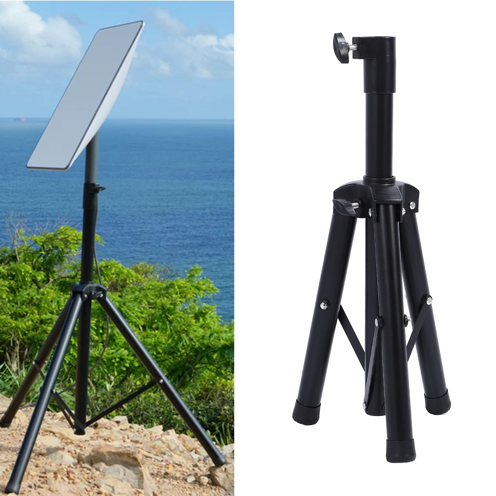 Zunate Tripod, Foldable Tripod Mount For V2 And V1, V2 V1 Stainless Steel Mounting Stand, Outdoor Portable Mounting Kit For Roof Camping Rv