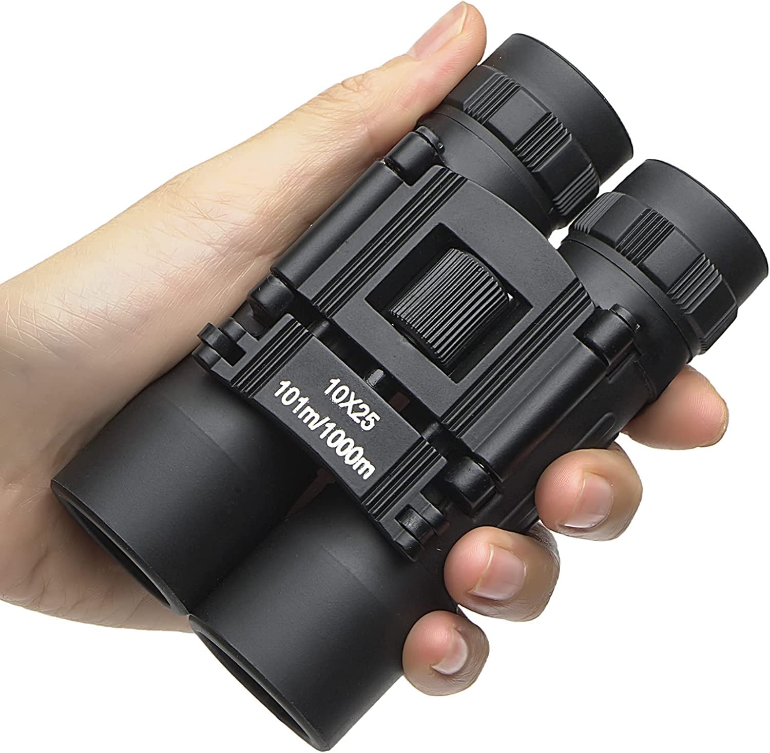 Herolland Binoculars 10X25 Compact Binoculars,Mini Lightweight Binoculars Foldable For Opera Concert, Travel, Hiking, Bird Watching, Observing Outdoor Scenery, Hunting, Climbing