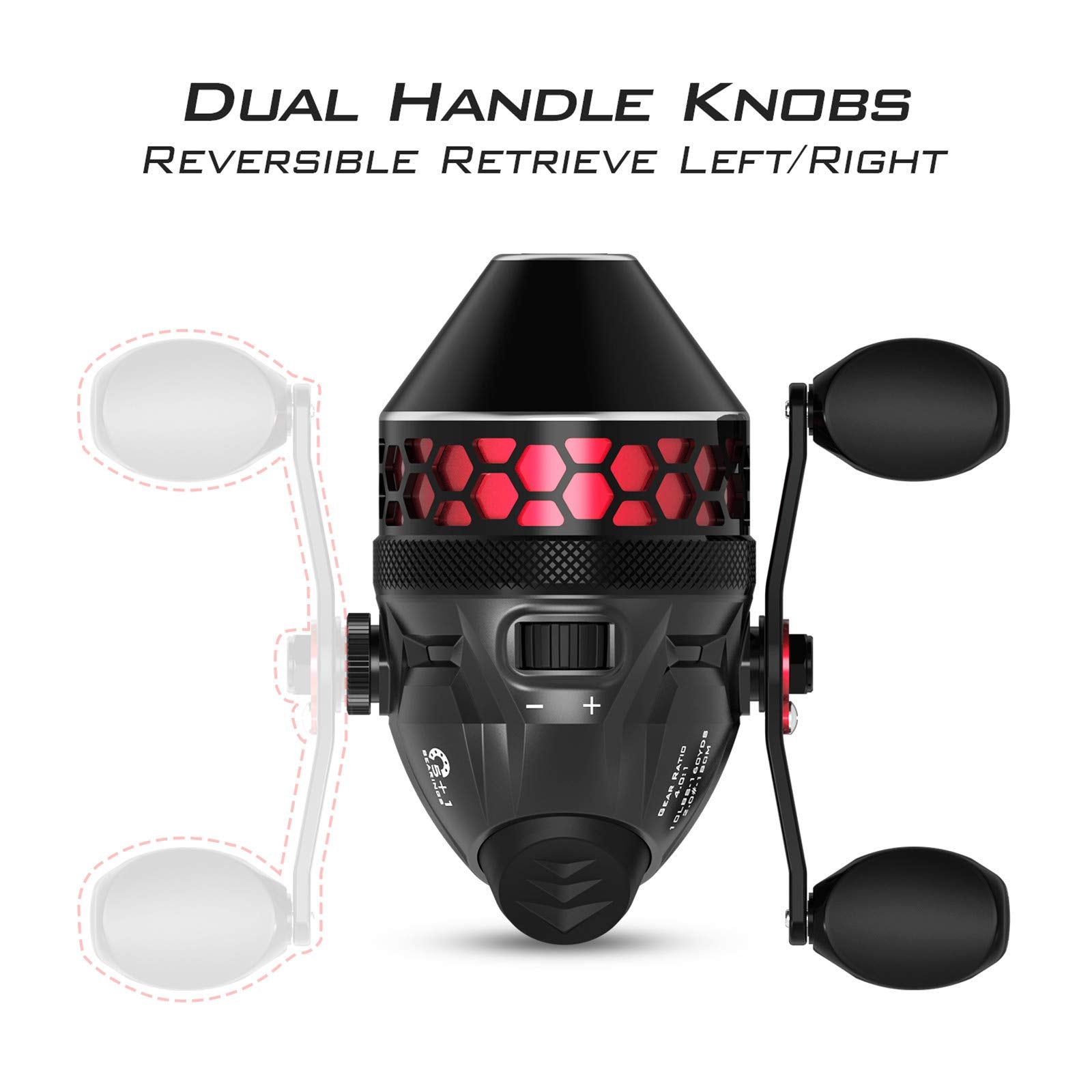 Kastking Brutus Spincast Fishing Reel, Royale Legend Pro Technique Bass Fishing Rods