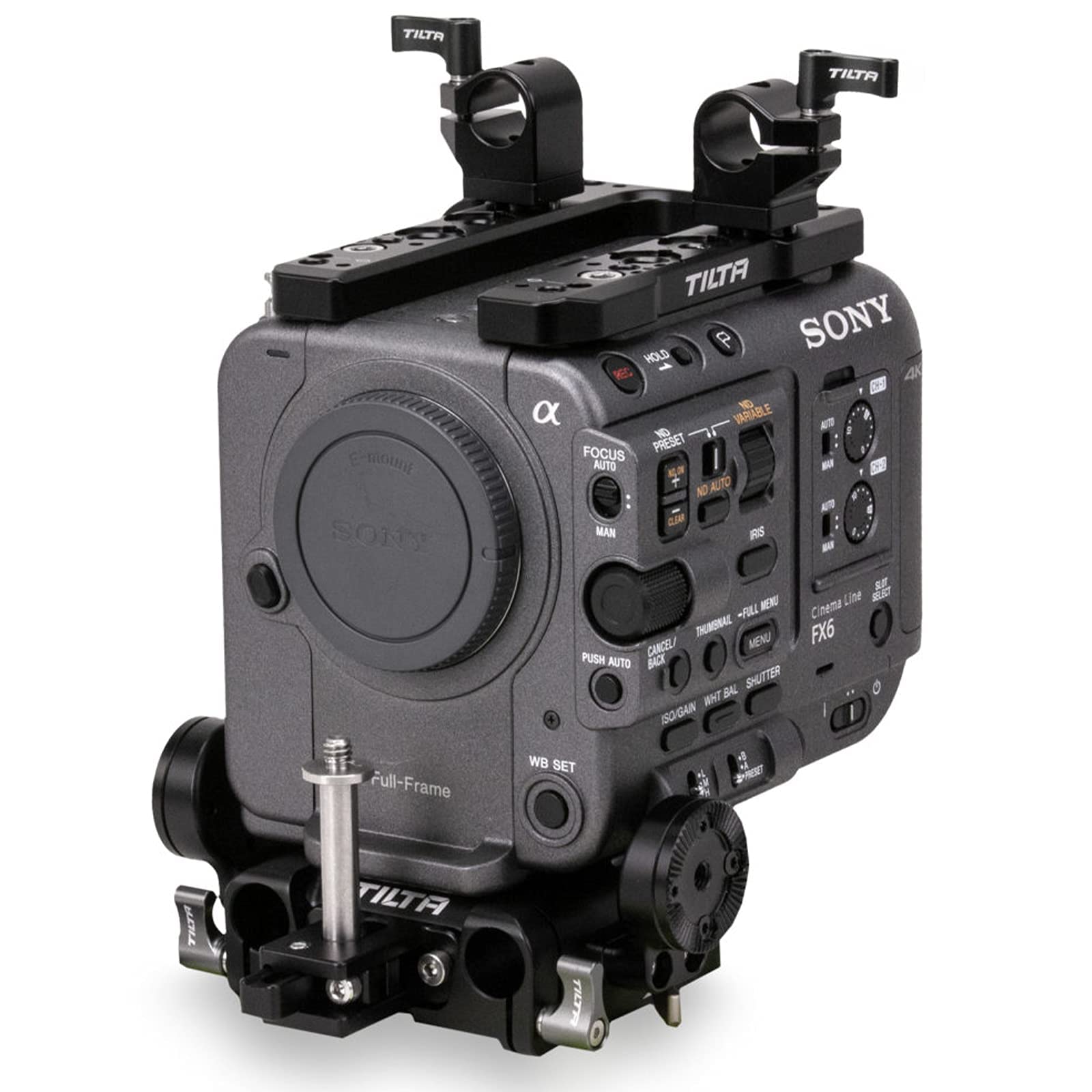 Tilta Camera Cage Compatible With Sony Fx6  Includes: Quick Release Baseplate  Side Arm  Multi-Functional Top Plate