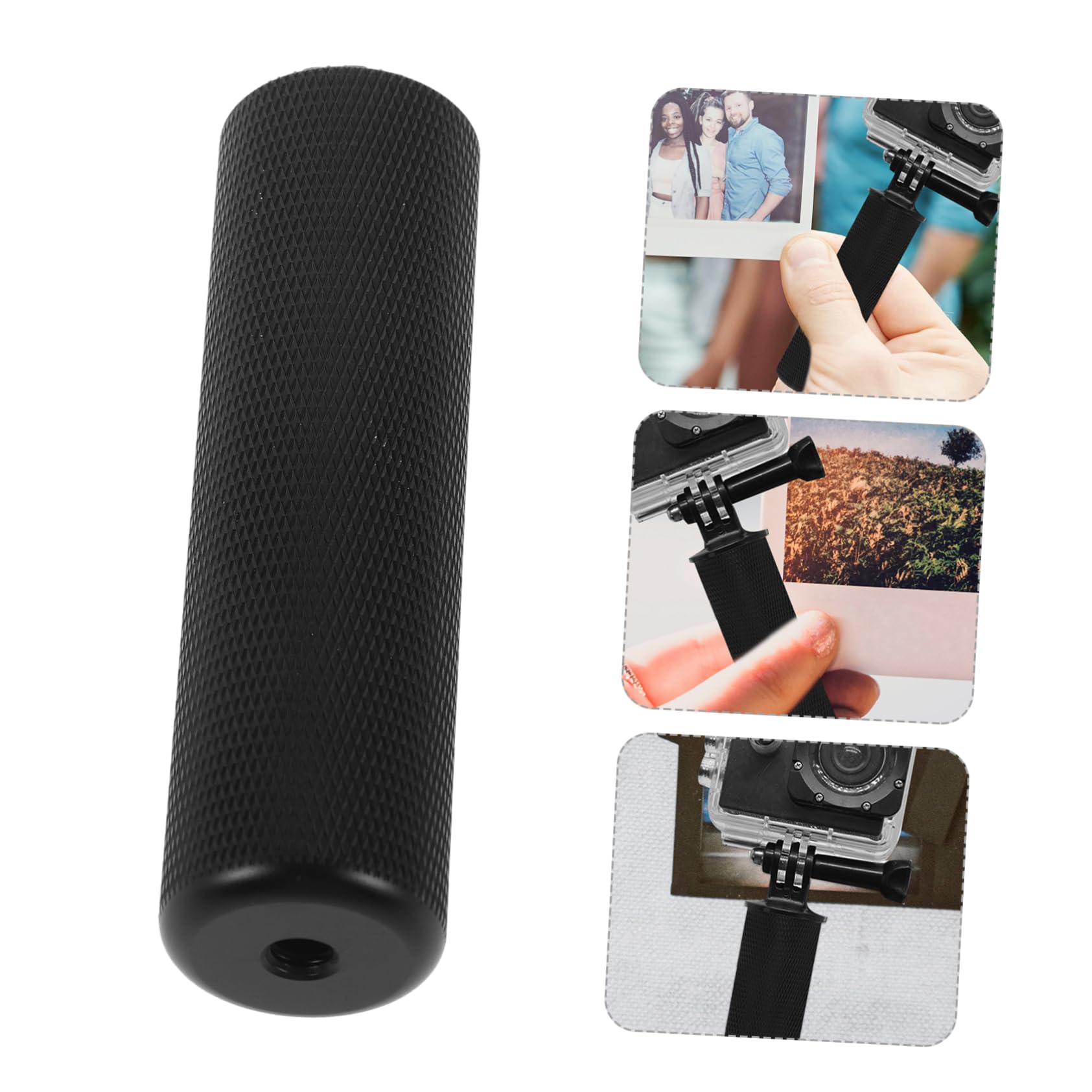 Jewedeco Camera Grip Stabilizer Lightweight Aluminum Construction Non-Slip Grip Ideal For Travel Outdoor