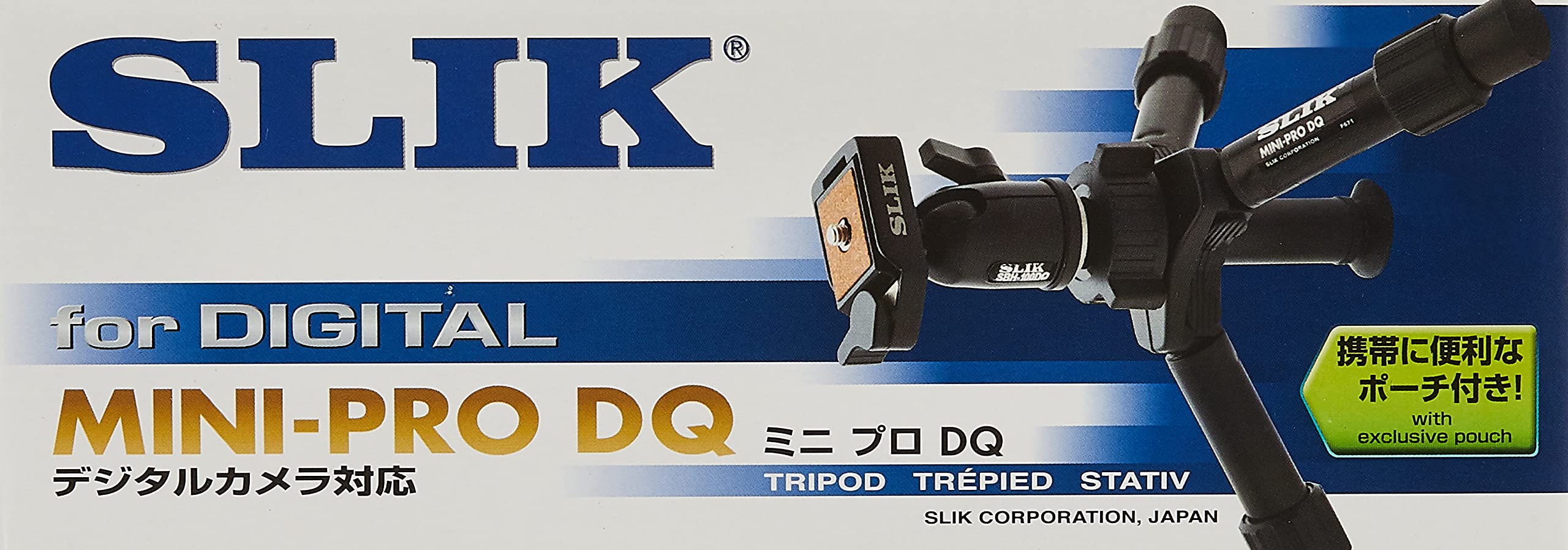 Slik Mini Pro Dq 2-Section Table-Top Tripod - Black