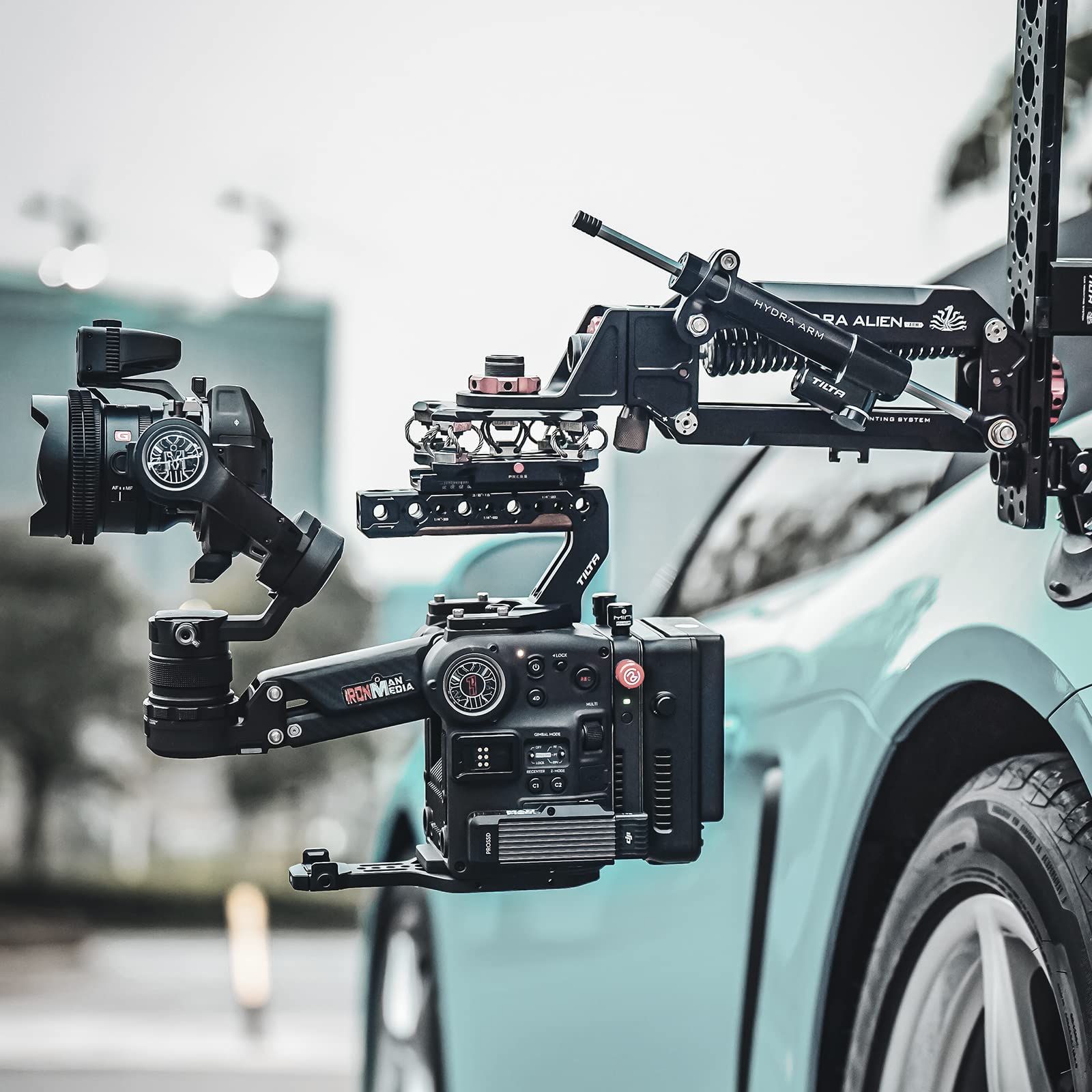 Tilta Top Handle Compatible With Dji Ronin 4D  Additional Grip & Accessory Mounts  4D Monitor Compatible  Hydra Alien Ready  Lightweight & Durable Es-T09-Th