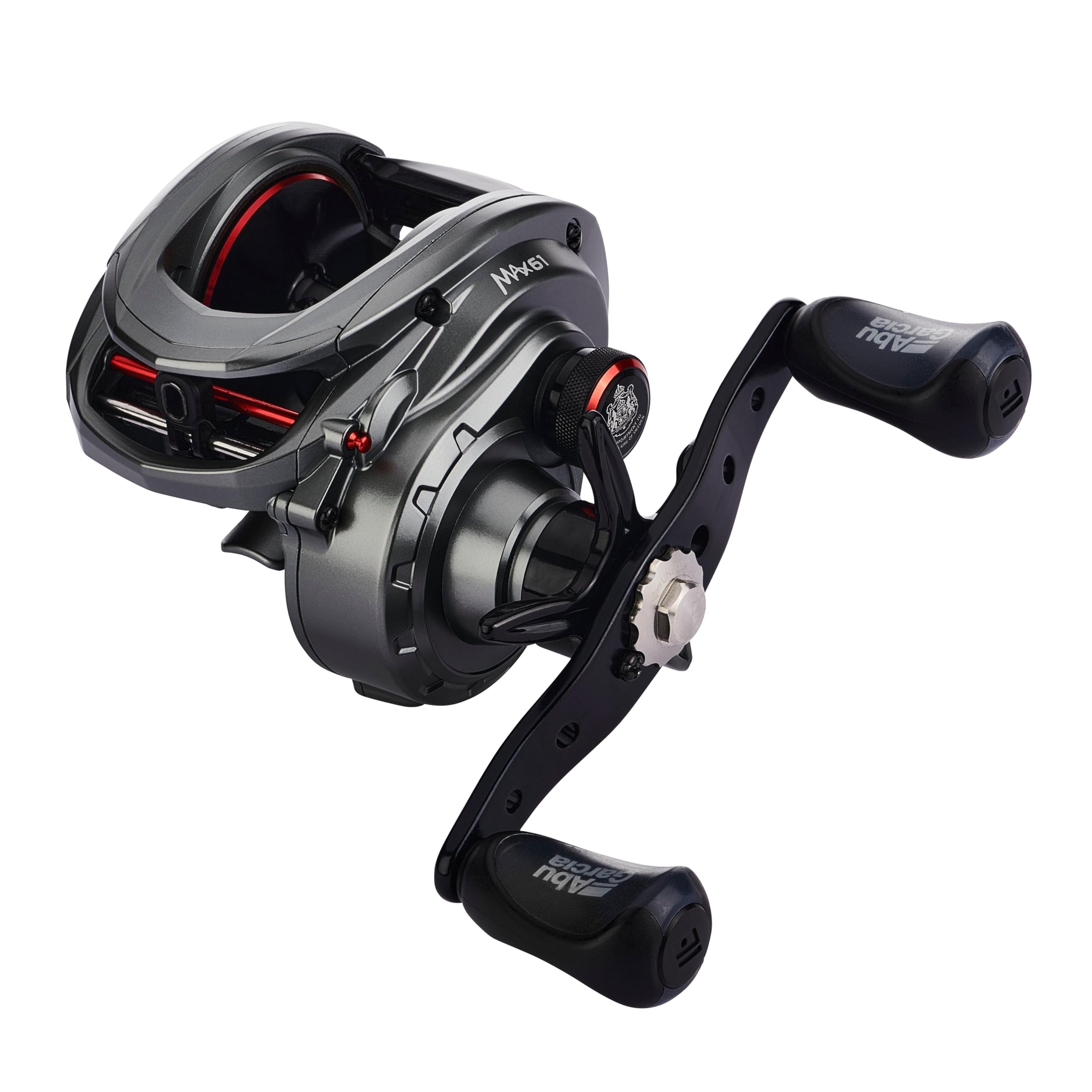 Abu Garcia Max Low Profile Reel - Baitcaster Lure Fishing Reel For Predator Fishing - Pike, Perch, Zander