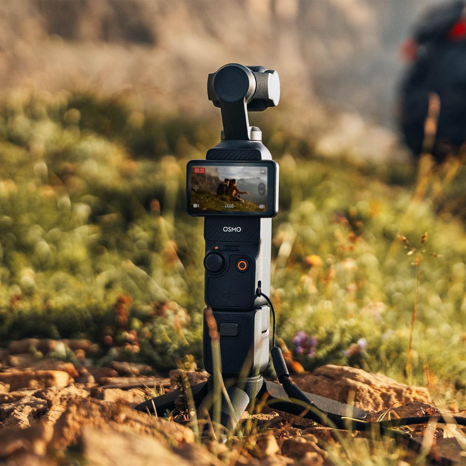 Airoka Original Osmo Pocket 3 Mini Tripod For Dji Pocket 3（The Mini Tripod Is Equipped With A 1/4″-20 Screw For Expansion. It Is Compact, Portable, And Convenient To Fold Back）