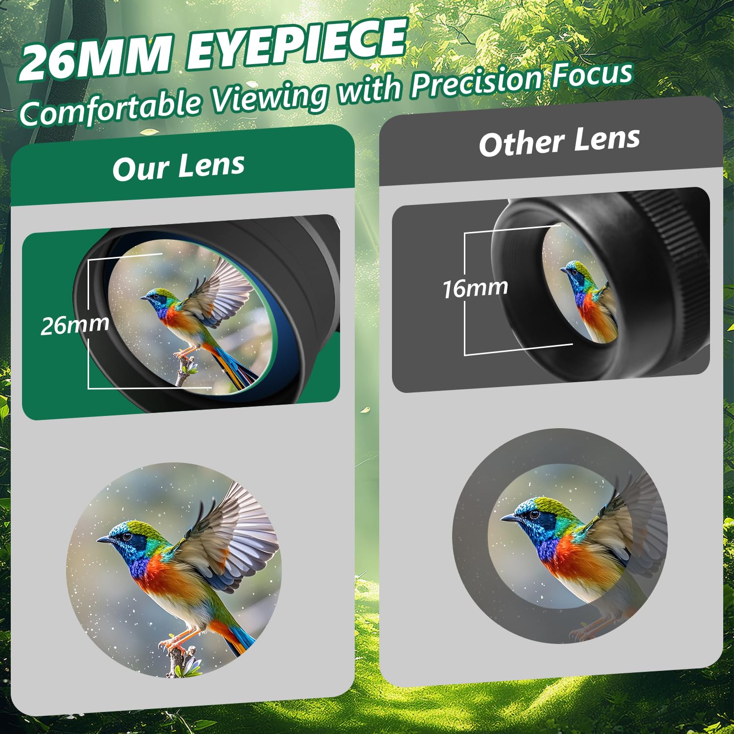 Dquguvy 30X50 Binoculars For Adults, High-Powered Compact Professional Binoculars For Bird Watching, Hunting, Sports, Concerts, Travel, Cruise, And Outdoor, Waterproof With Case