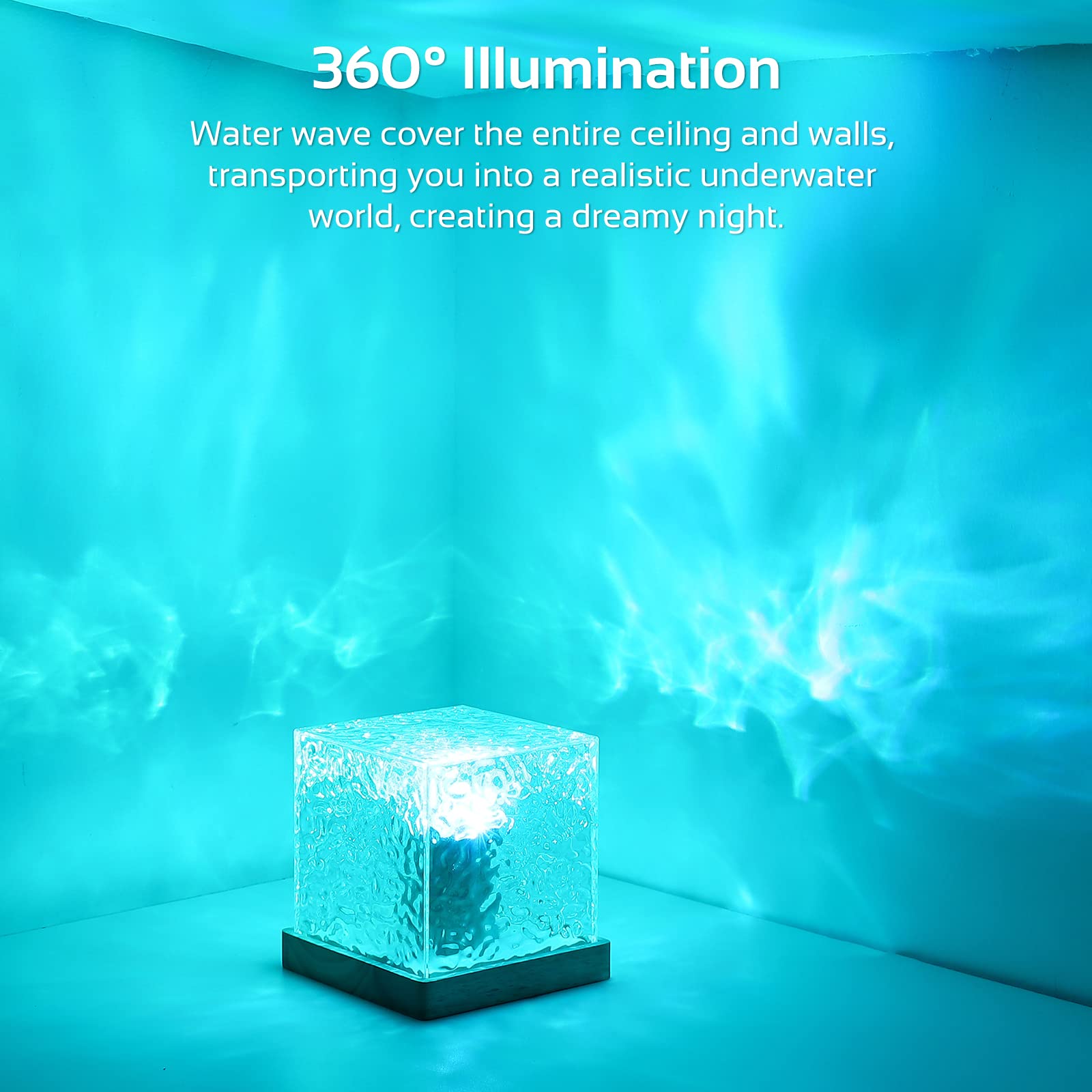 Jiawen Galaxy Projector Light For Bedroom - 16 Color Led Star Night Light With 30 Modes, Northern Lights Aurora & Ocean Wave Projector For Kids Adults, Home Theater, Ceiling Decor