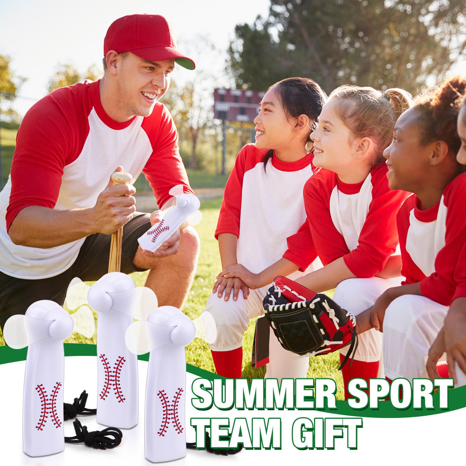 Small baseball fans by Woanger bulk pack great for parties gifts and travel
