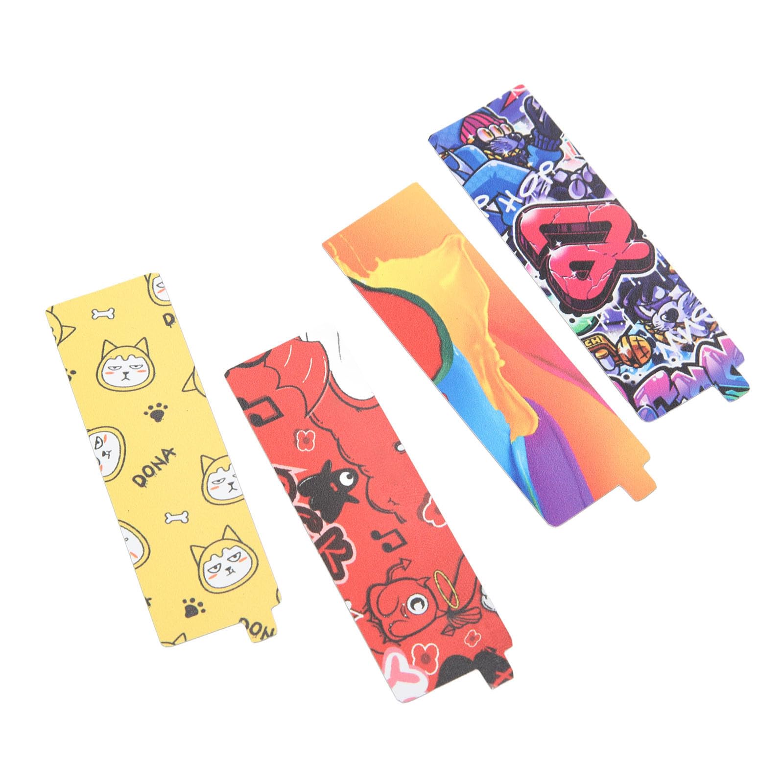 Acouto 4Pcs Colorful Deco Stickers And Cards For Handheld Stabilizer Diy Accessories For Camera Stabilizer