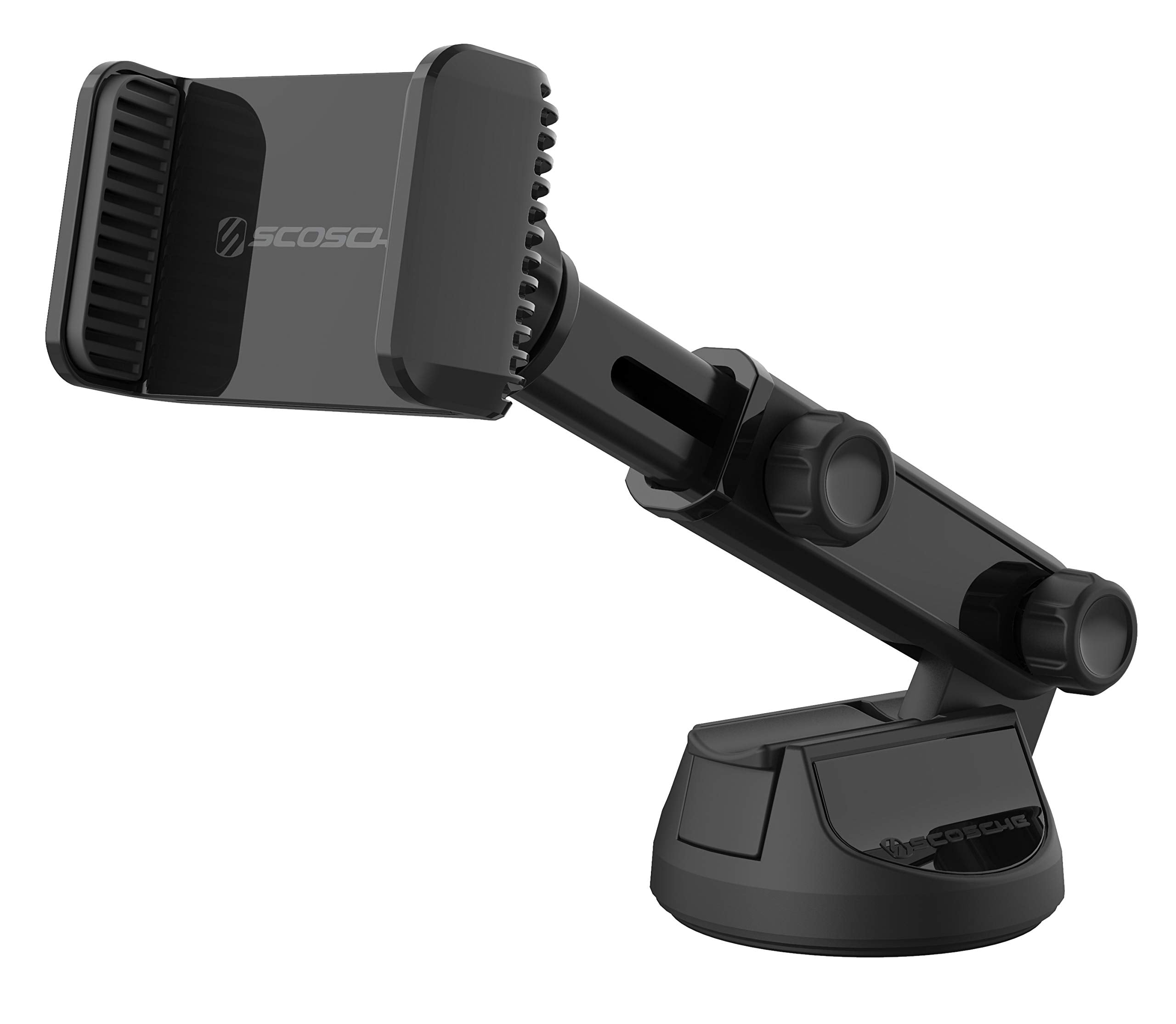 Scosche Uh4Wdex2-Sp Extendo Mount Car Phone Holder Windshield / Dashboard  Stickgrip Base  Telescoping Adjustable Arm  Black