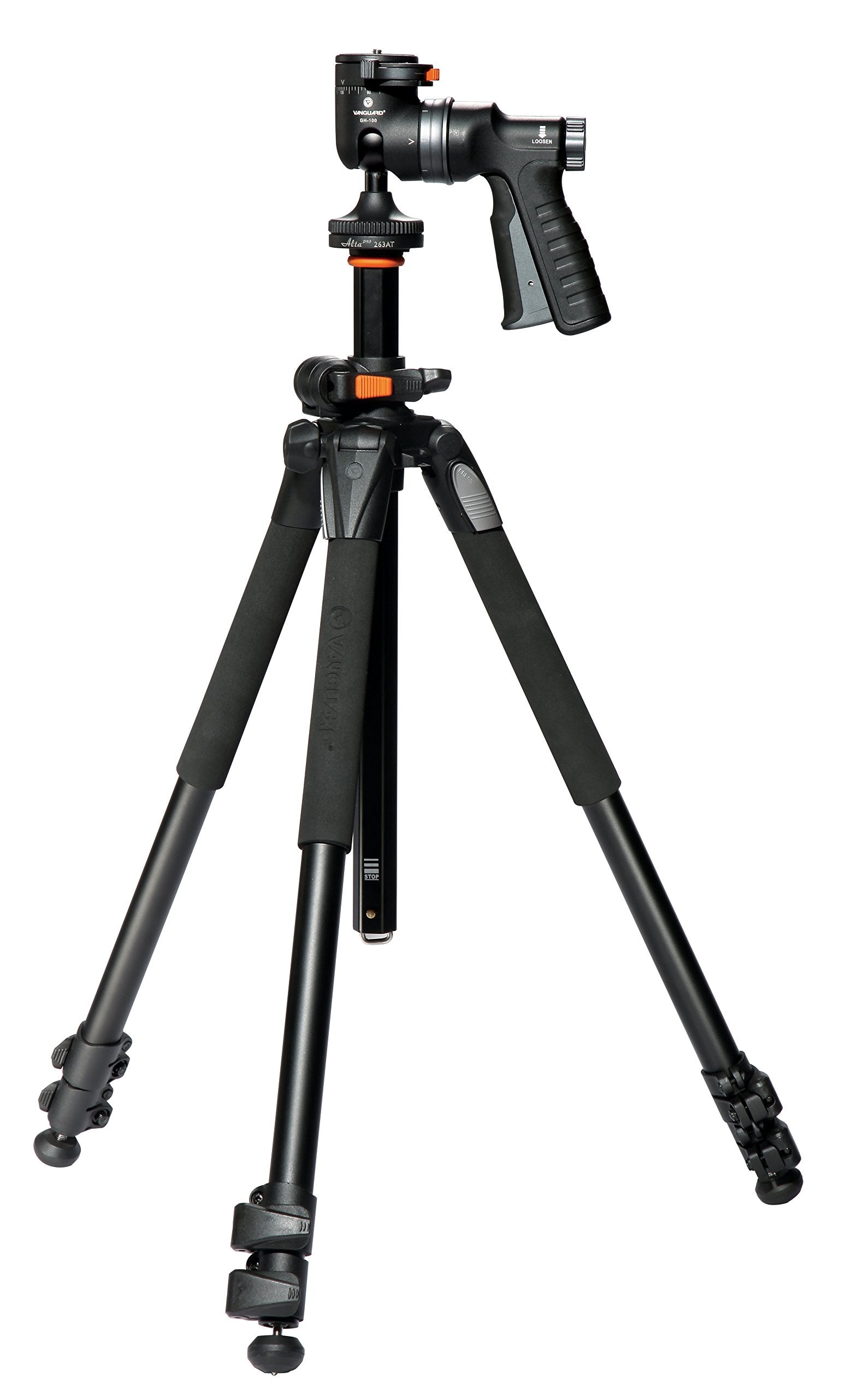 Vanguard Alta Pro 263Agh Aluminum Tripod With Gh-100 Grip Head For Sony, Nikon, Canon Dslr Cameras