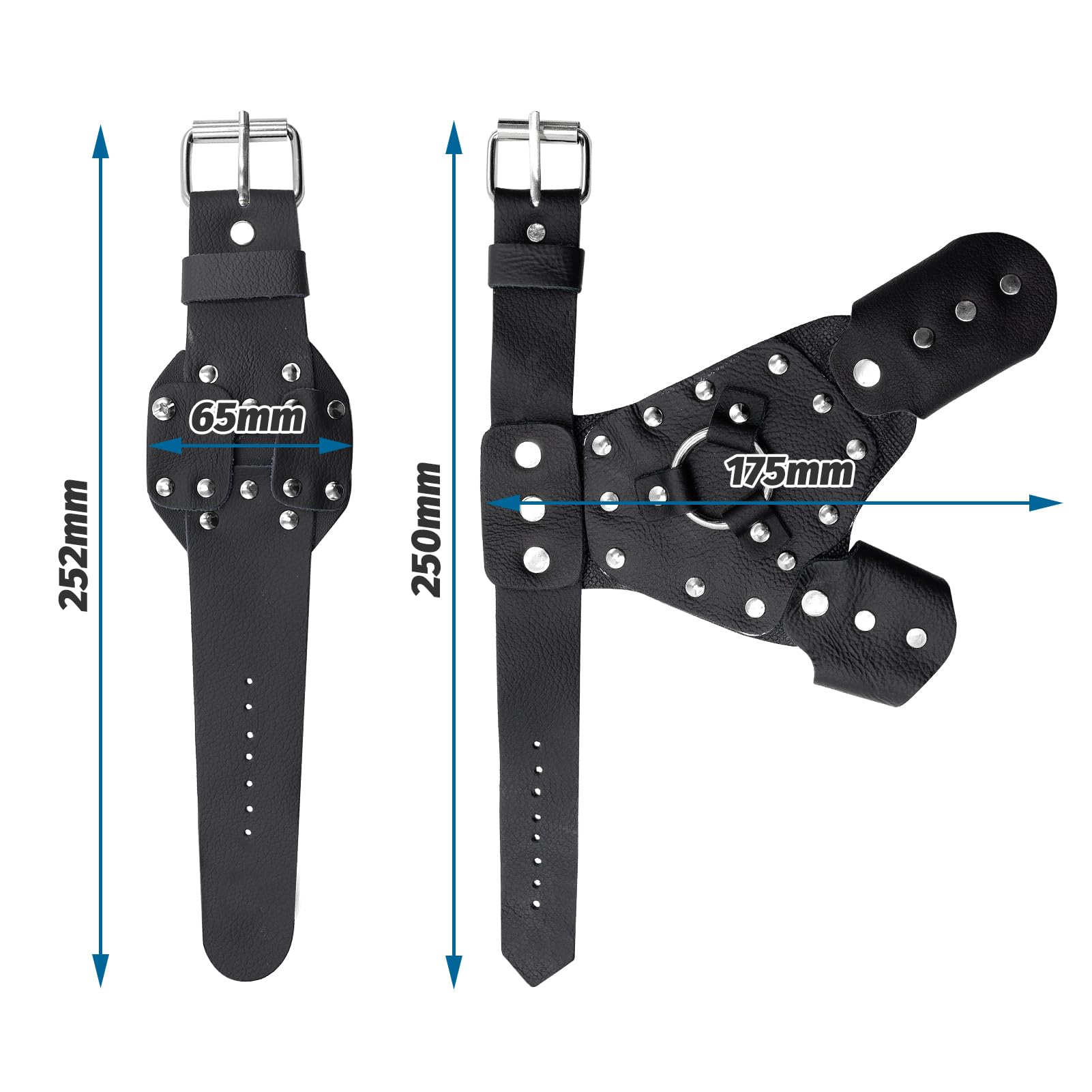 Zhuoce Fishing Reel Kit With Wristband And Hand Guard For Slingshot Fishing Darts Reel Leather Wrist Wrap For Shooting