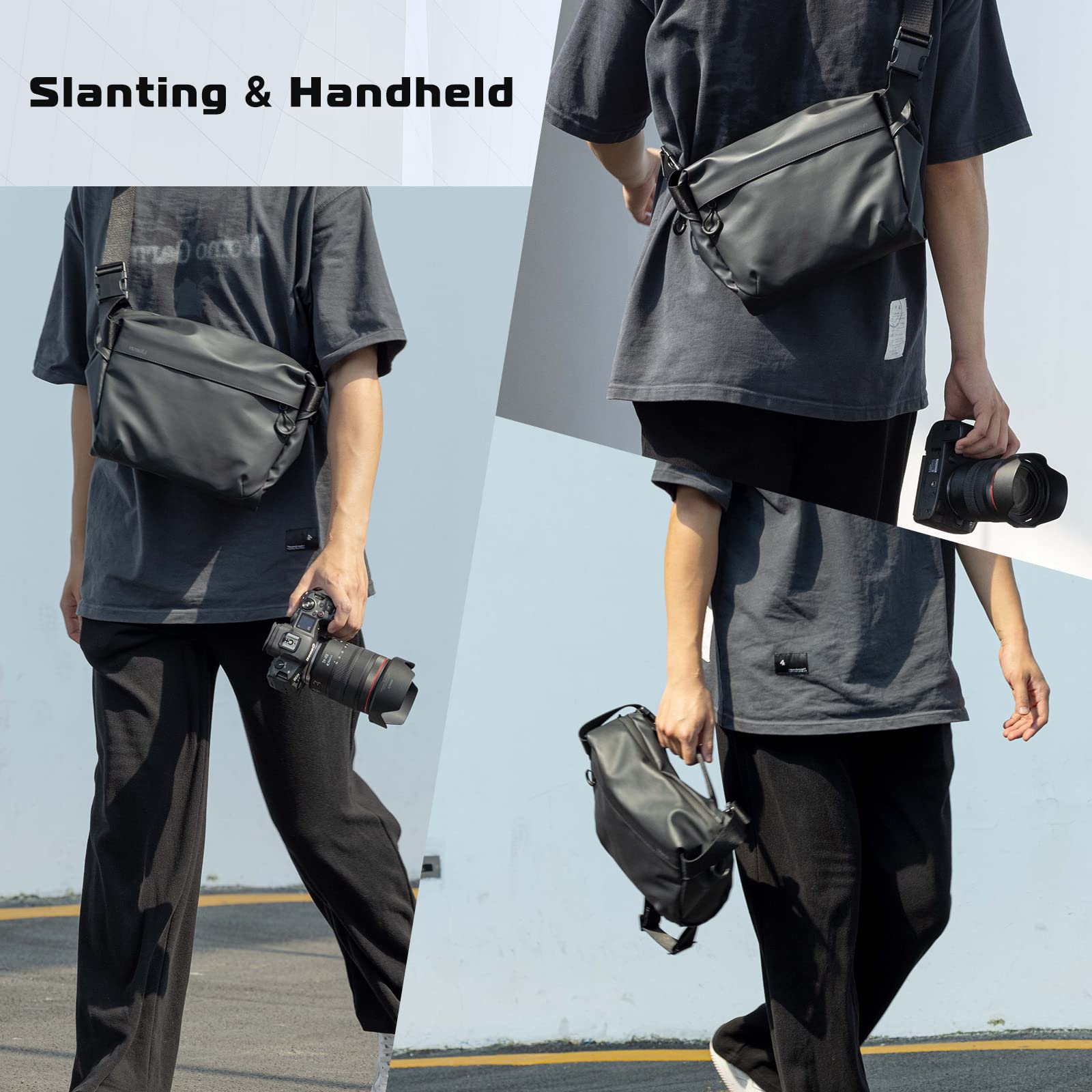 Ulanzi U Rig Pro Video Rig For Phone, Phone Stabilizer Rig W Triple Cold Shoe Mount+Versatile Camera Shoulder Bag Photography