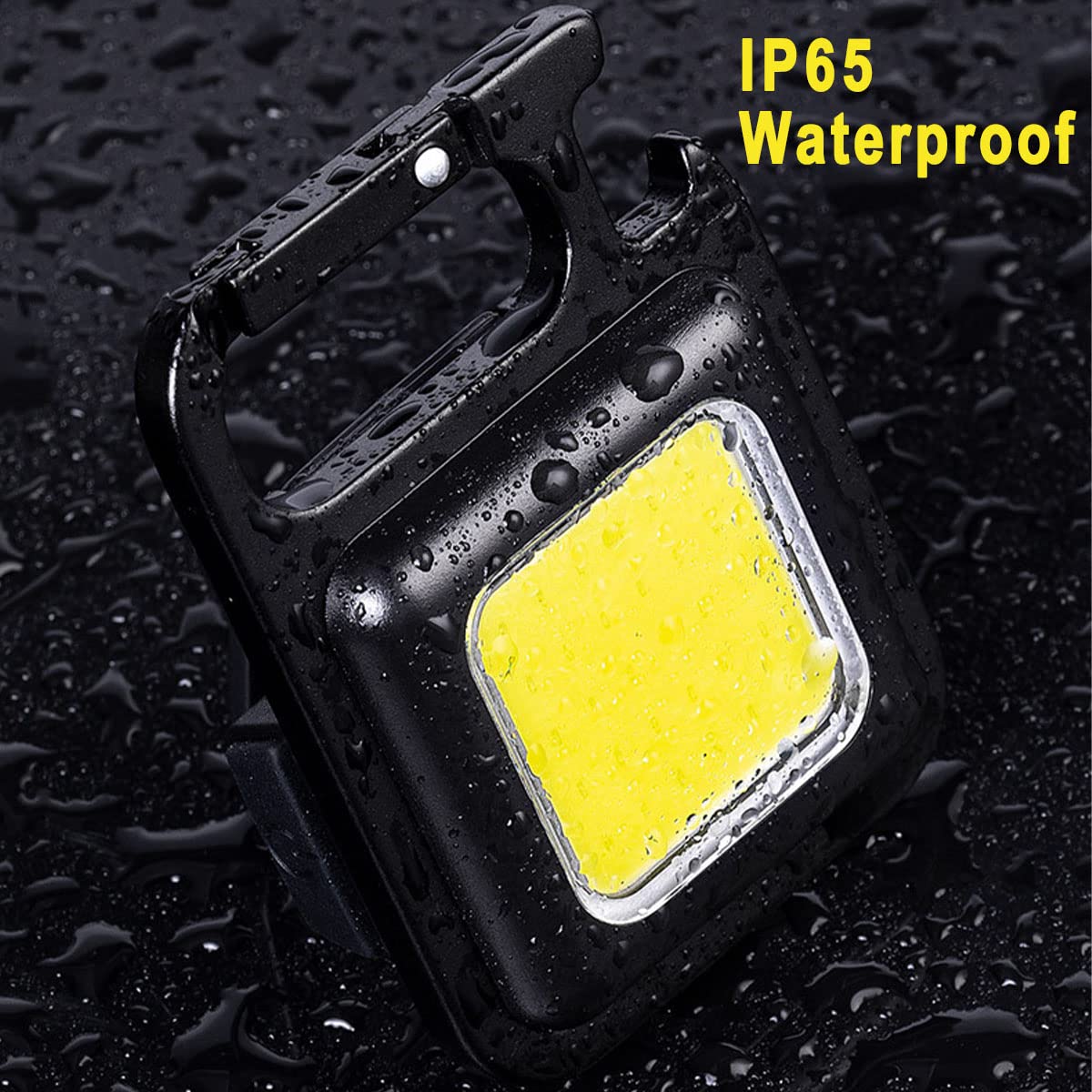 Logrand Rechargeable Led Light Built-In Lithium Battery Small Size With 4 Lighting Modes Magnet Bracket Bottle Opener Waterproof Design Long Lighting Time