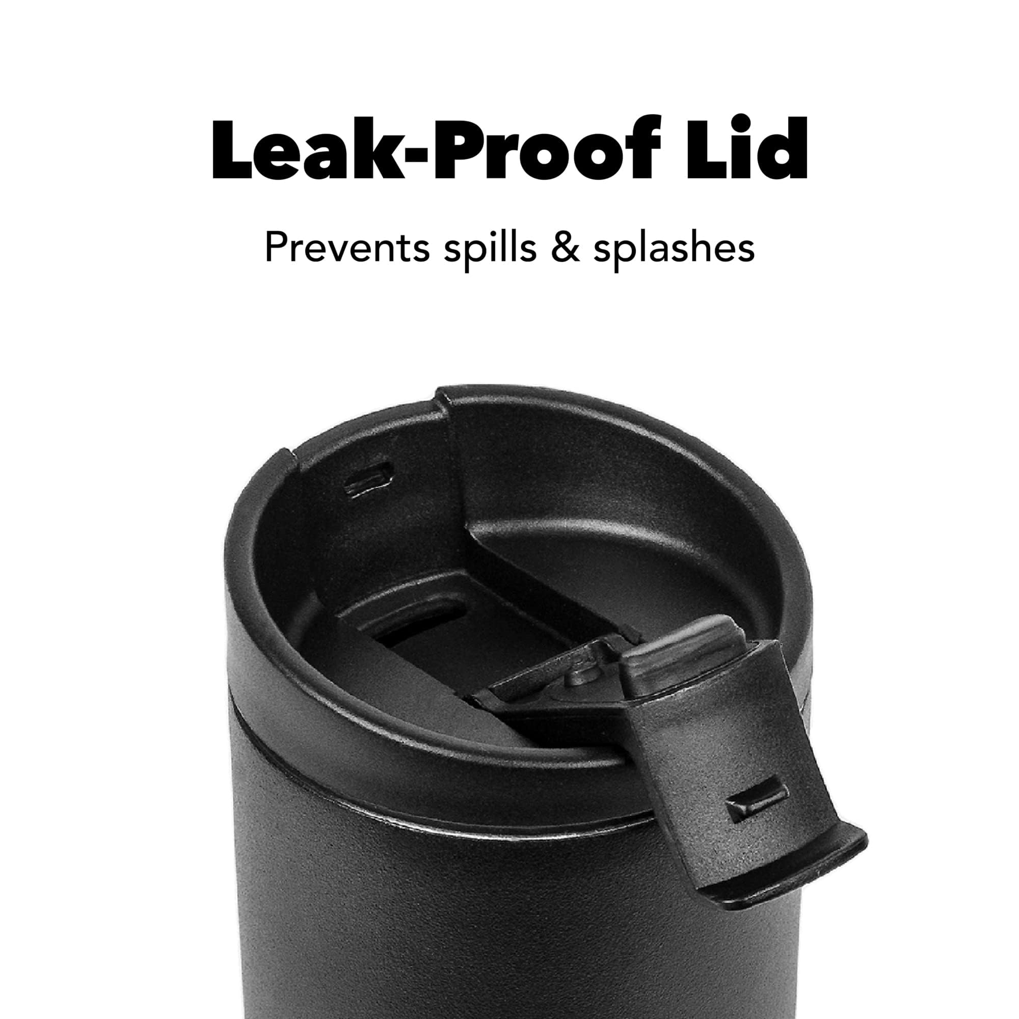 Miir Flip Traveler 16Oz - Double-Wall Vacuum Insulated With Leakproof Flip Lid,- Stainless