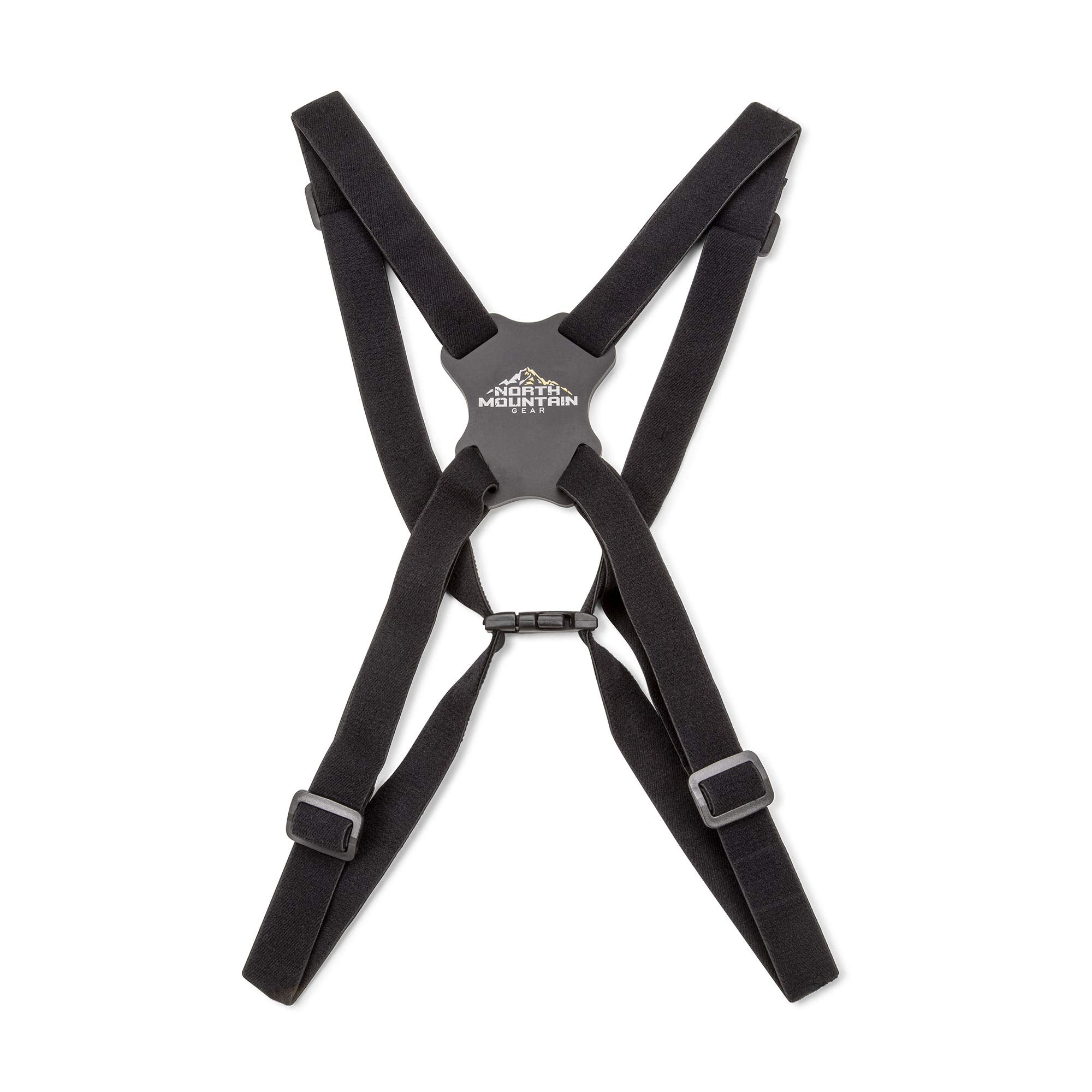 North Mountain Gear Binoculars Harness  Dslr Camera Harness Strap  4 Way Adjustable With Quick Release Buckles