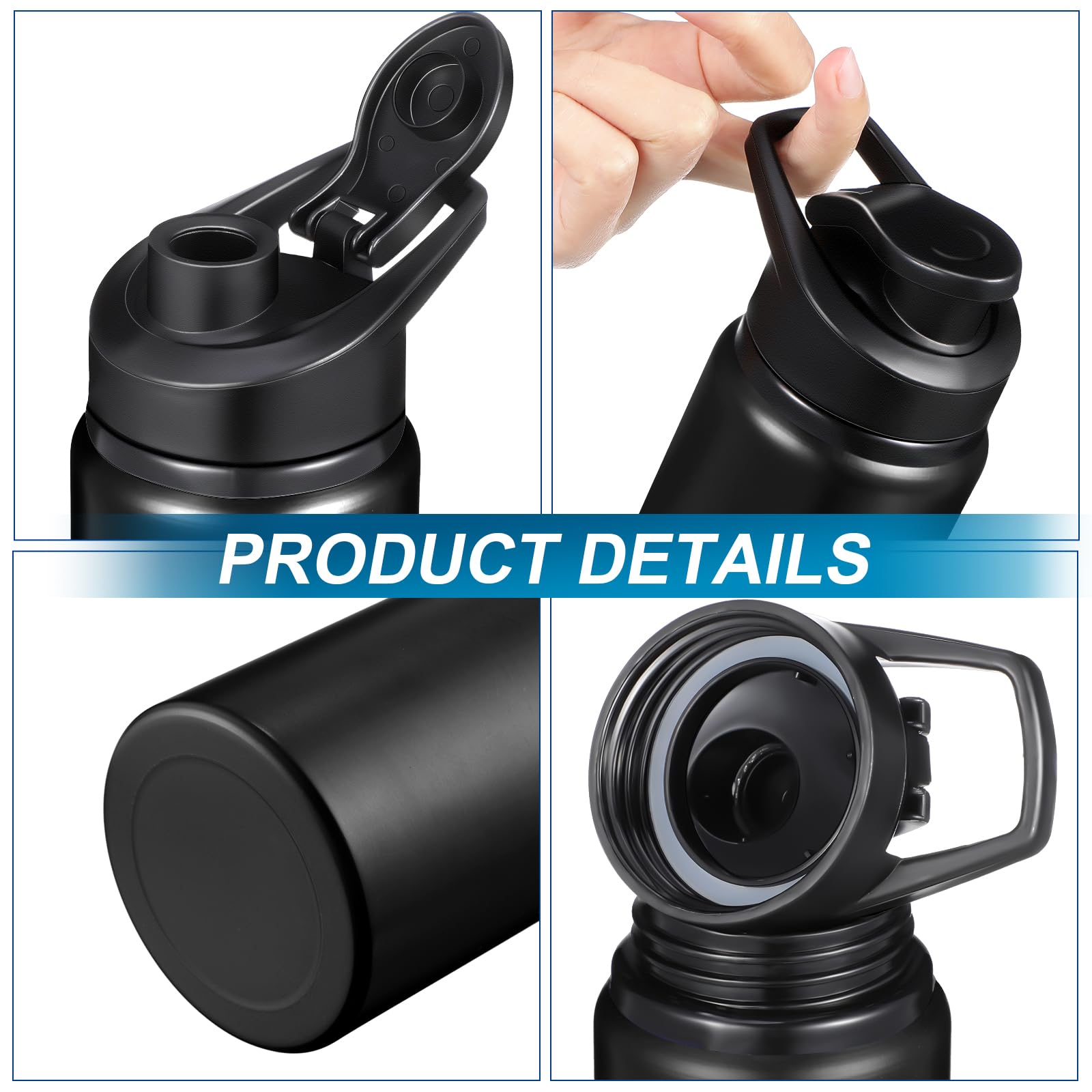 10 Pieces 13.5Oz Reusable Aluminum Water Bottles Bulk Multicolor Outdoor Sports Water Bottles