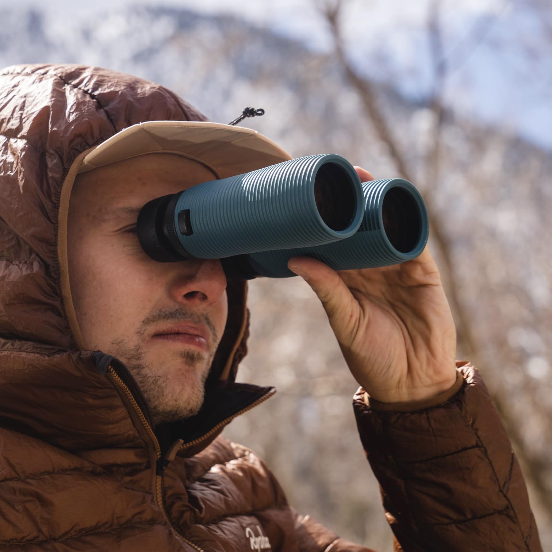 Nocs Provisions Pro Issue 10X42 Compact Fogproof Waterproof Binoculars For Adults & Kids, 10X Magnification, Wide View Multi-Coated Lenses For Bird Watching, Hunting & Stargazing - Talus Gray