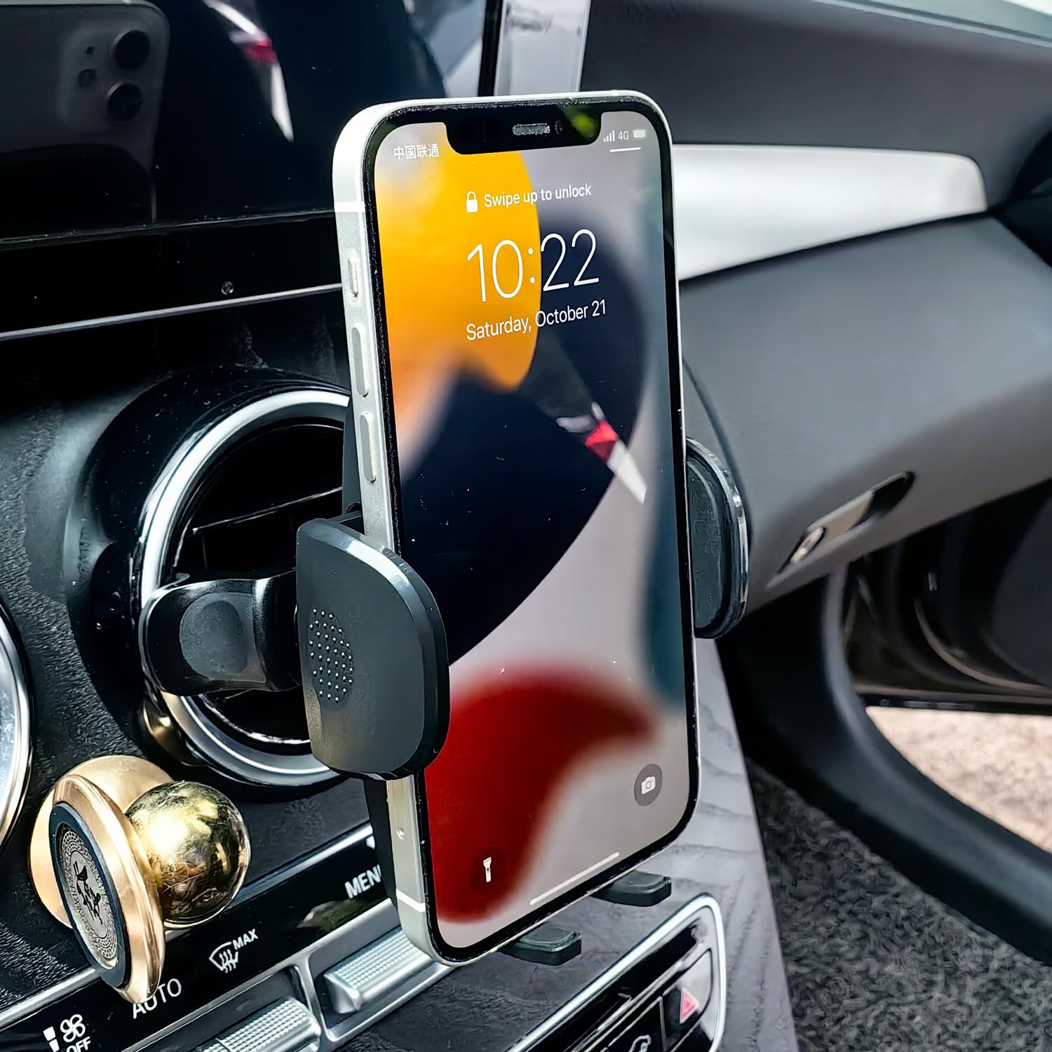 Szyuchen Car Cell Phone Holder Mount For Ford F150 2009-2014 Expedition 2003-2017 Volkswagen Vw Tiguan 2007-2015 Mazda 6 2004-2012 Cx-7 2007-2012 Accessories Circular Air Vents Cellphone Stand