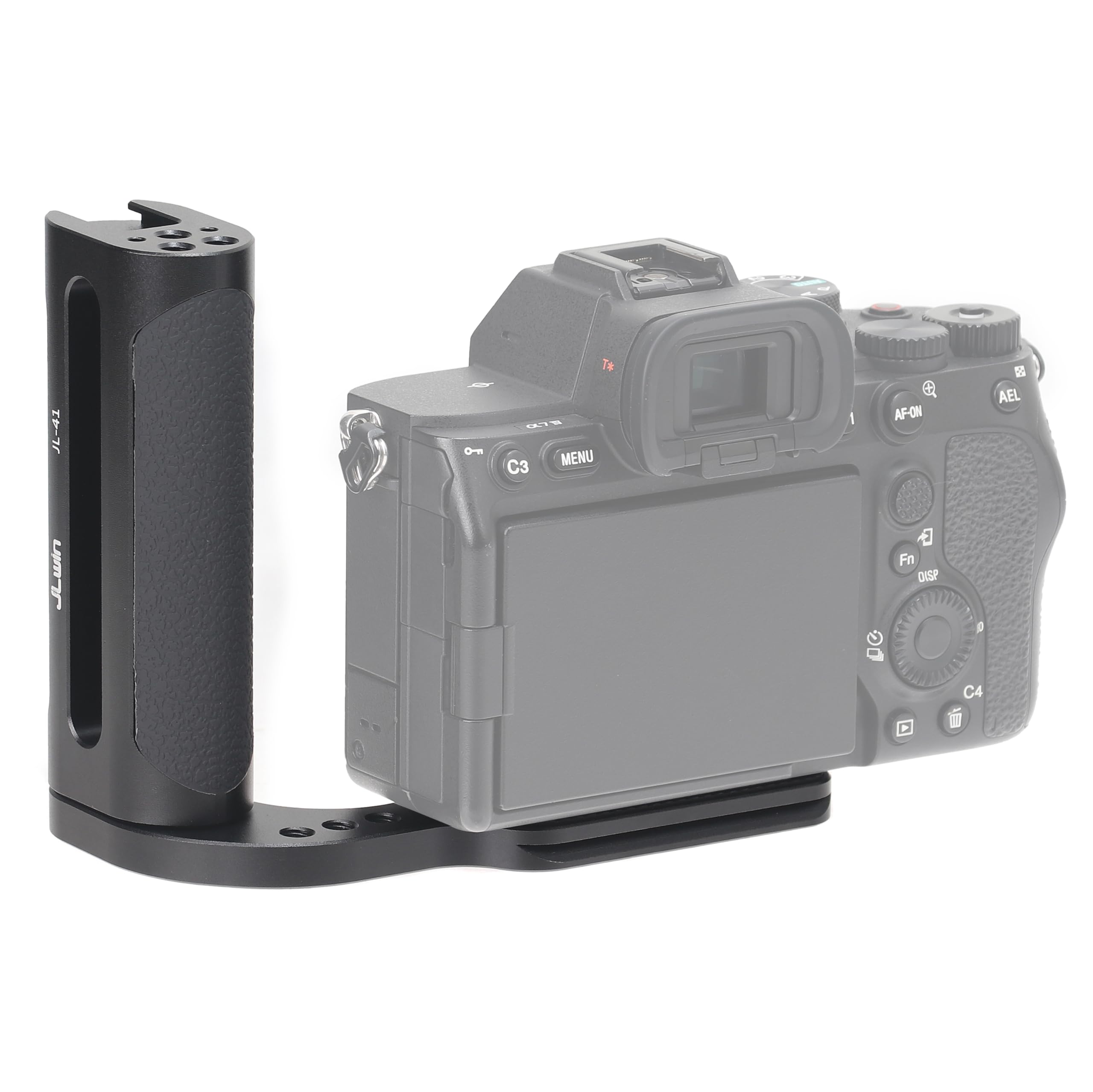 Fotga Universal Left-Hand Side Handle Grip Holder Video Stabilizer With Arca Swiss Base Plate For Canon/Nikon/Sony/Panasonic Dslr Mirrorless Camera,Cold Shoe 1/4"-20 Holes For Led Light/Microphone