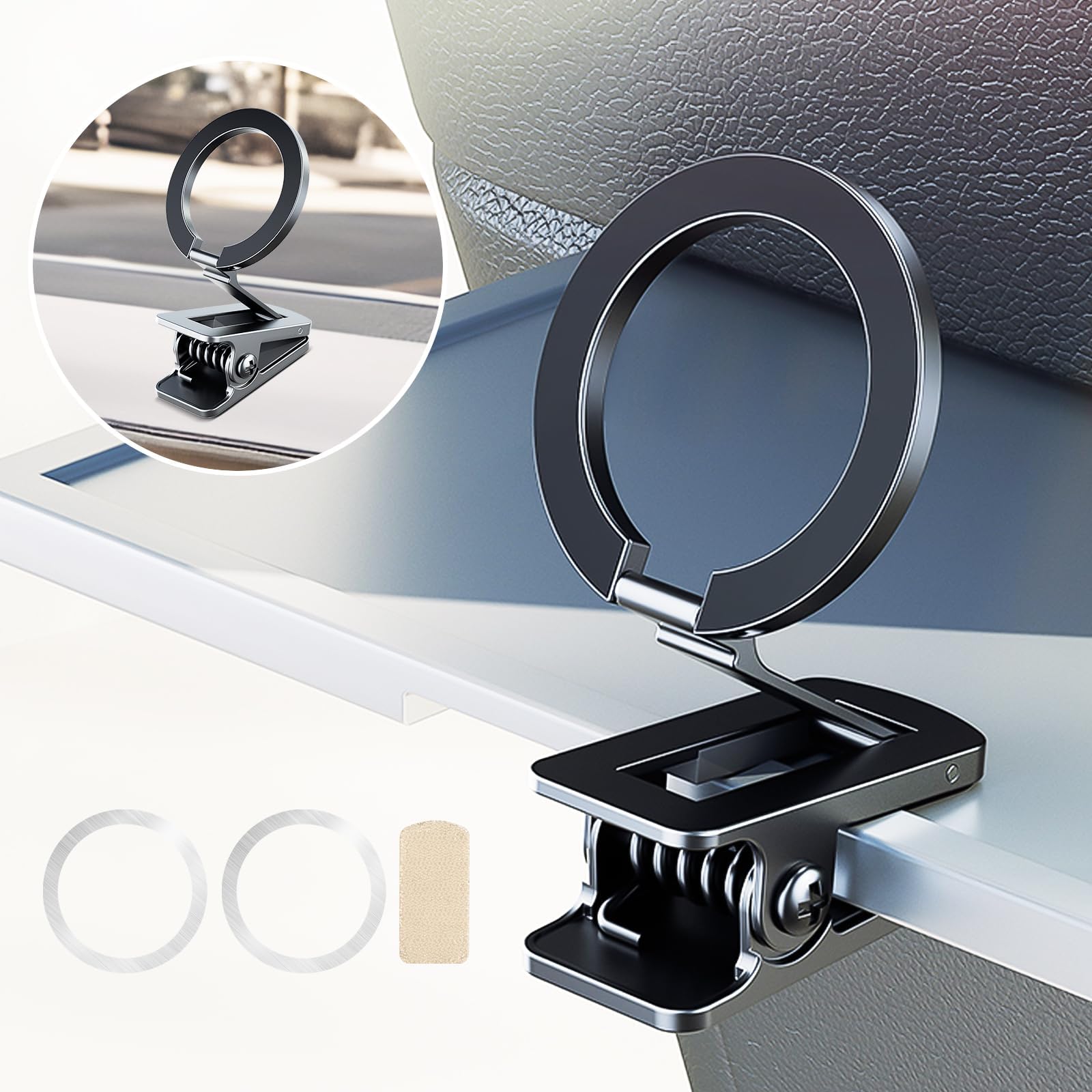 Keledz Fits For Magsafe Car Mount, Magnetic Phone Holder Clamp For Desktop, Hands  Magnet Travel Car Holder, Dash Phone Mount Fit For Iphone 15 14 13 12 Pro Max Mini Magsafe Cases & All Phones