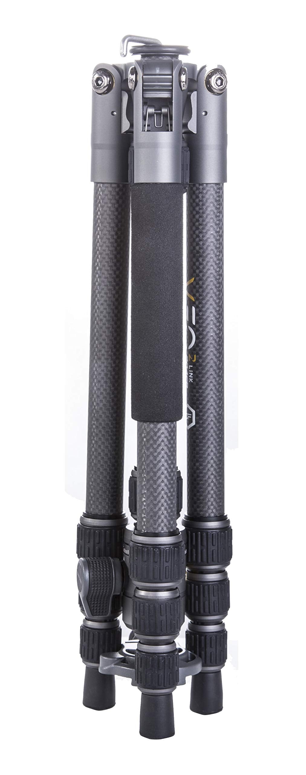Vanguard Veo3Go204Cb Compact, Lightweight Carbon Fiber Travel Tripod With Ball Head, Monopod Option, Smart Phone Holder And Bluetooth Remote