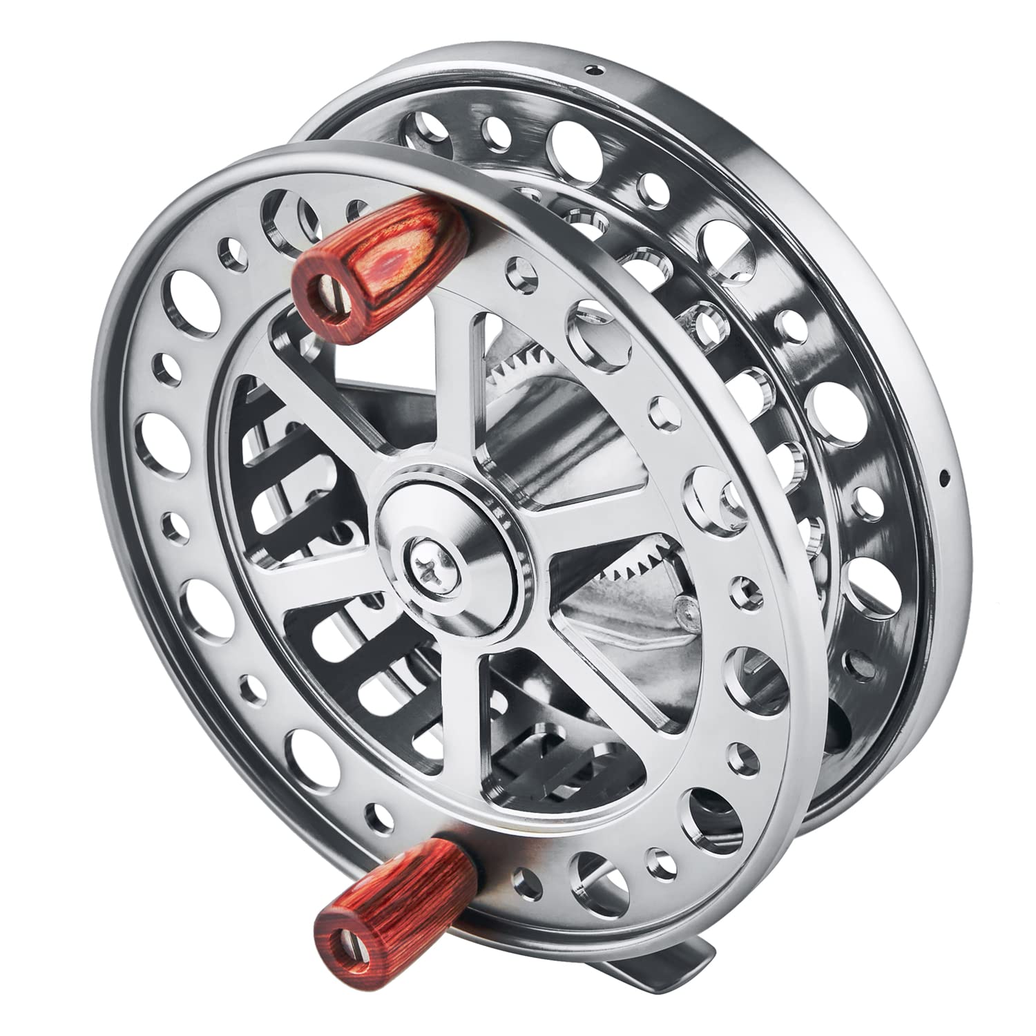 Channelmay Cnc Machined Aluminum Center Pin Centerpin Float Fishing Reel 113.5Mm 4 1/2 Inches Steelhead Salmon Trotting Fishing