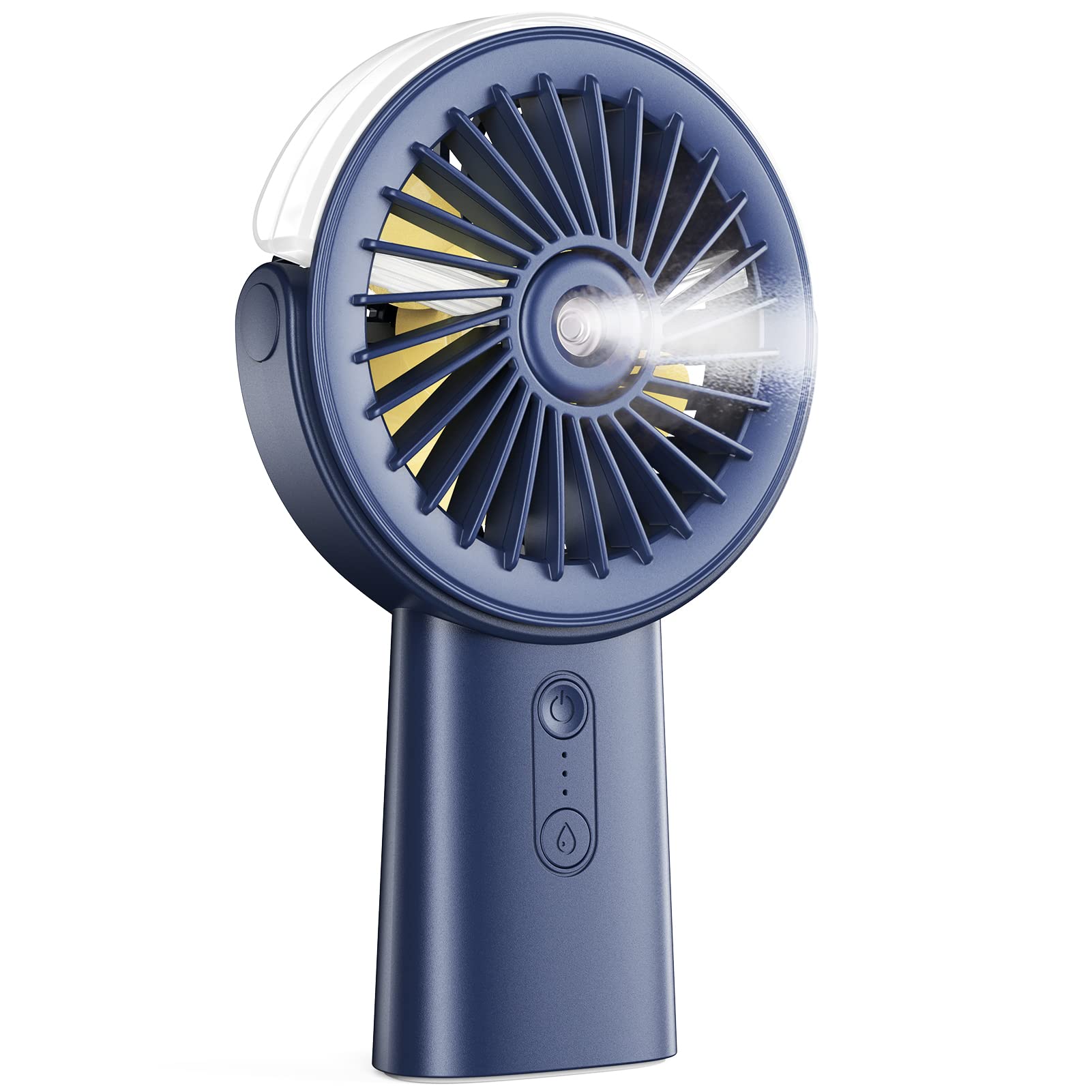 Otlonpe Handheld Misting Fan Portable, 4000Mah Rechargeable Small Personal Water Spray Hand Held - Koospark