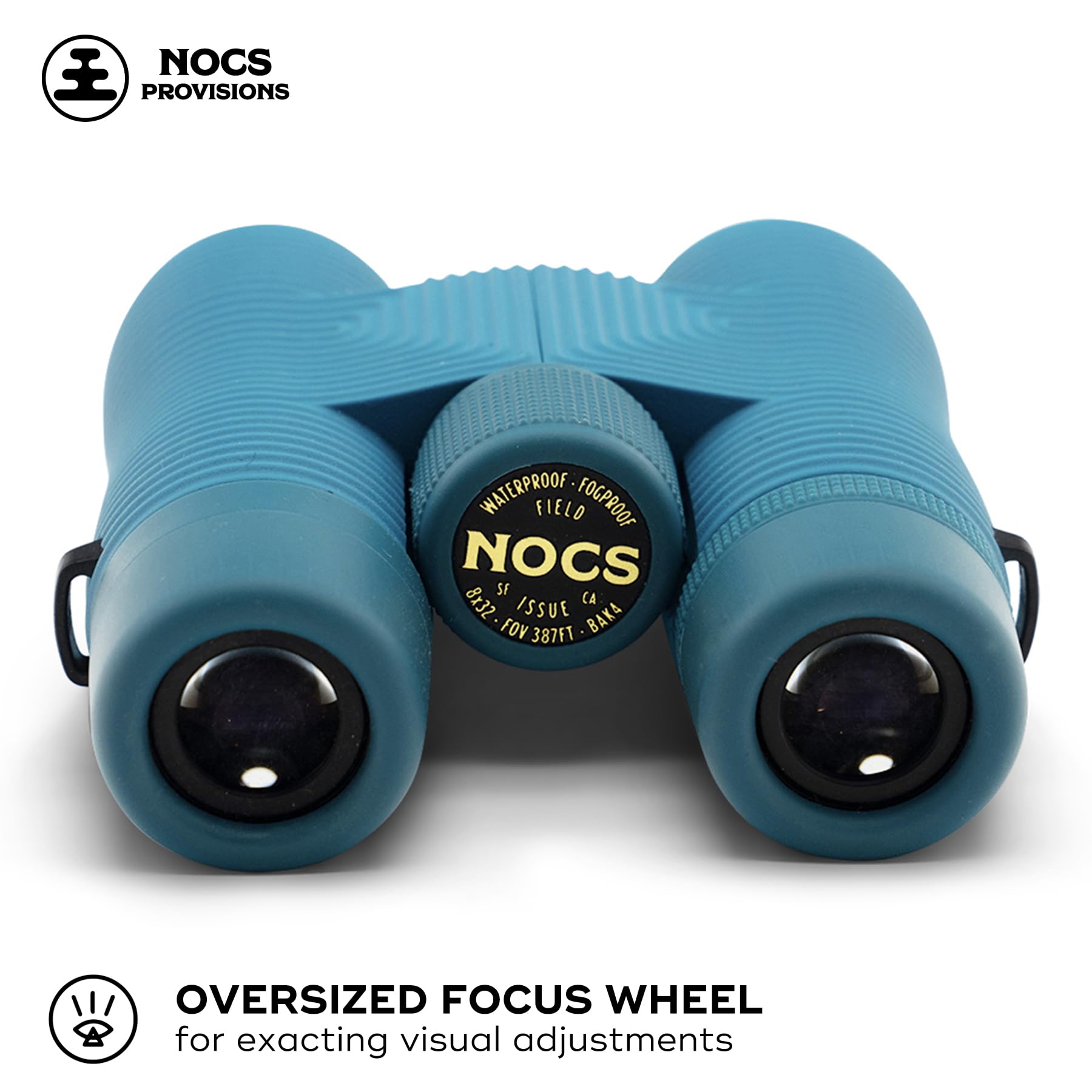 Nocs Provisions Field Issue Compact 8X32 Waterproof Binoculars, Shockproof, Fogproof, 8X Magnification, Bak4 Prism, Multi-Coated Lenses For Adults & Kids, Bird Watching, Hunting & Wildlife Viewing