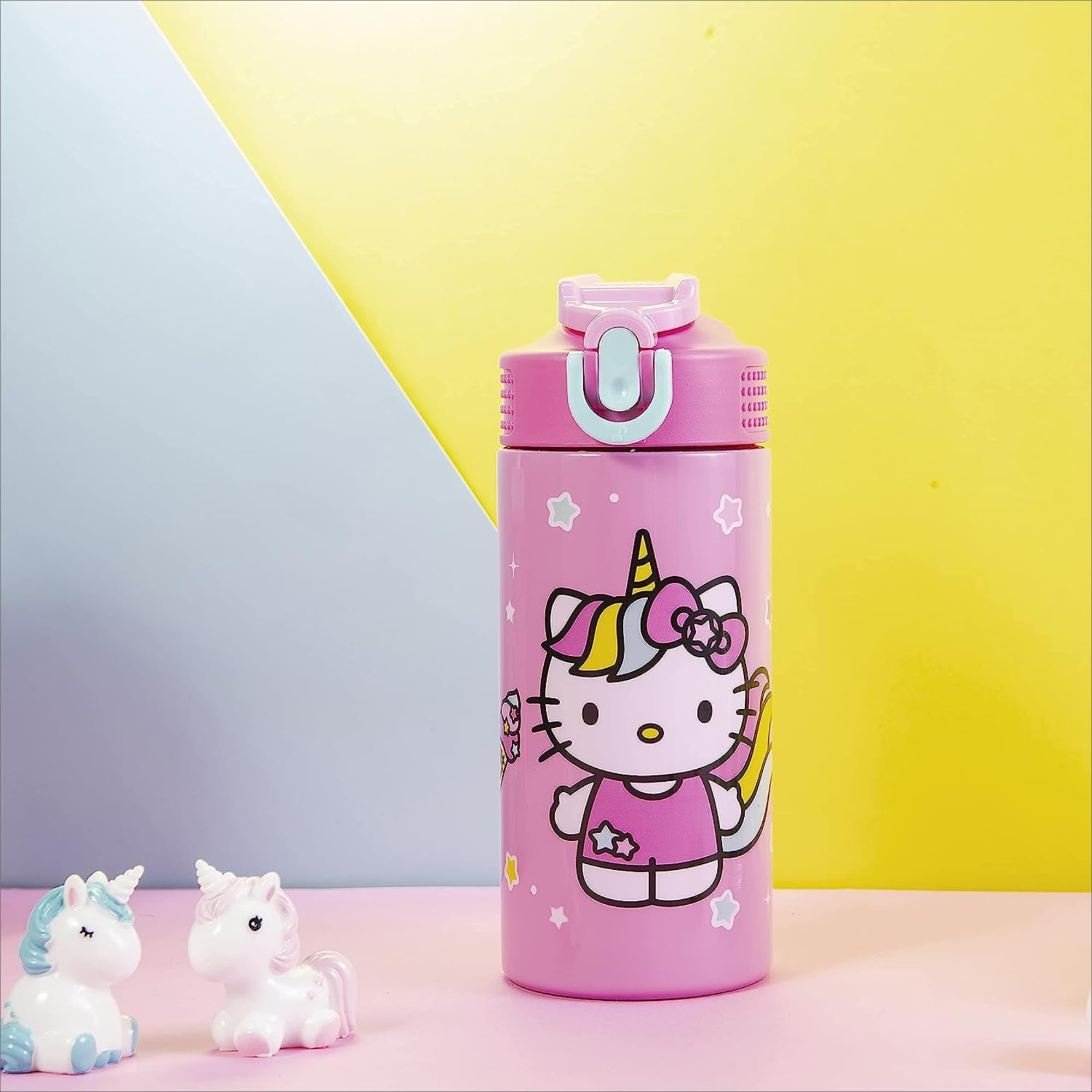 Zak Hello Kitty - Stainless Steel Vacuum Insulated Water Bottle - Pack Of 2 - 14 Oz - Durable