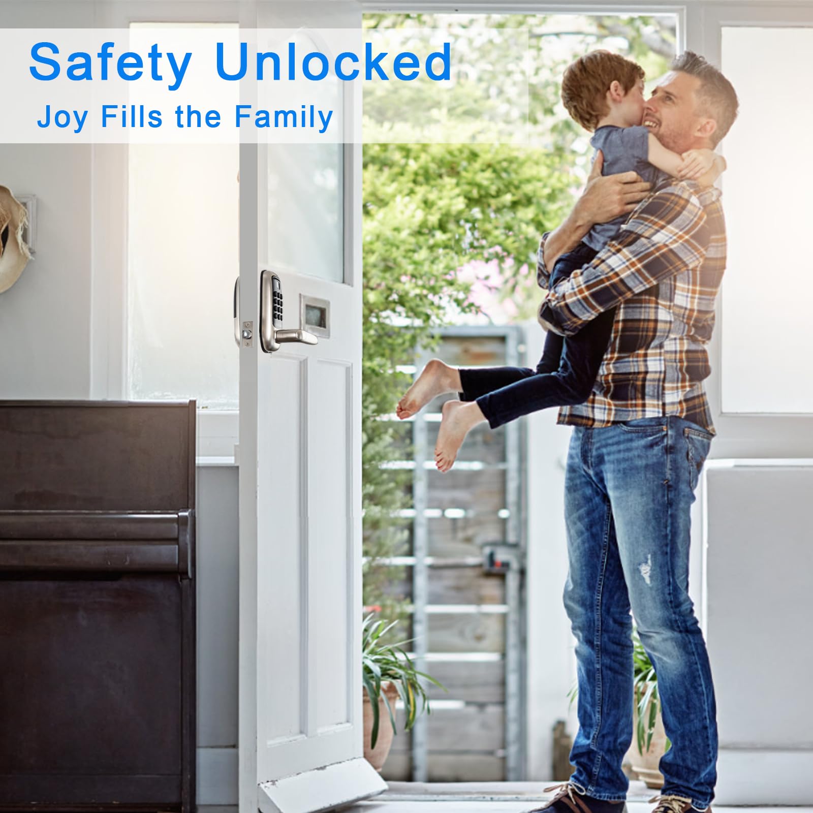Spinmo Keyless Smart Lock Door Lock With App Control Electronic Fingerprint Lock With Handle