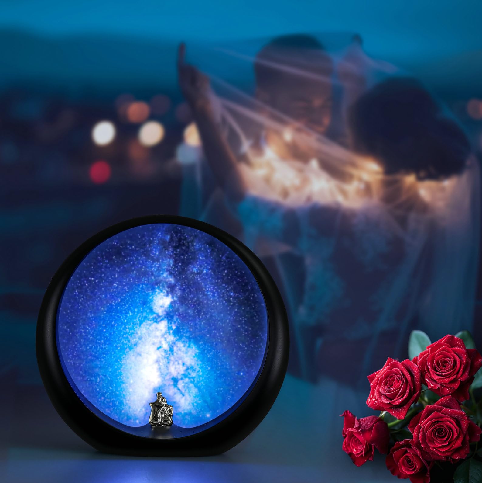Mamre Galaxy Lamp Special Dimmable Night Light  Idea For Wedding Anniversary Valentine’S Day Birthday Christmas