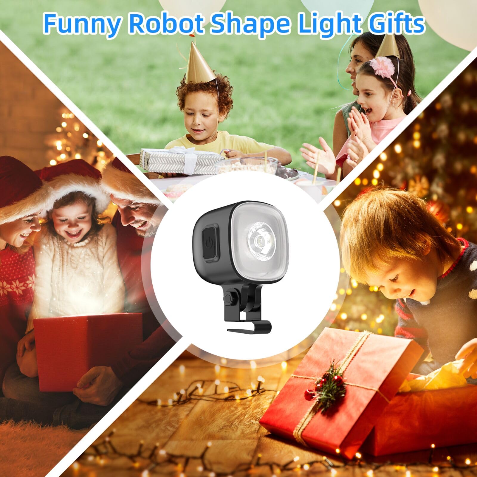 Cosoos Original 2 Rechargeable Headlights For Shoe Charms, Flashlight Attachment For Shoe Light Kids Boy Girl Men Women Sandal, Clip On Clog Headlamp Shoe Accessory Decoration Charm For Shoe
