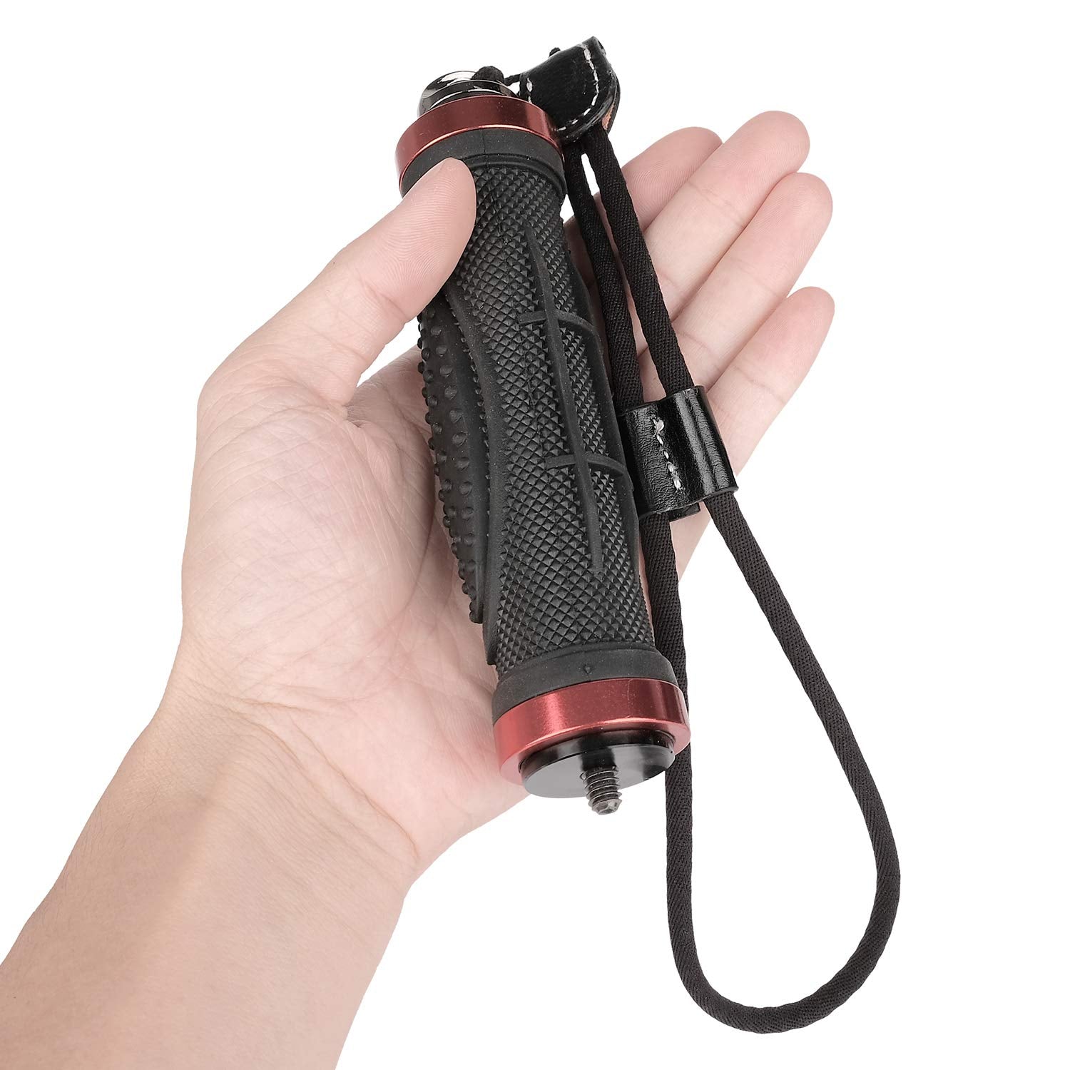 Chromlives Camera Handle Grip Support Mount With Camera Wrist Strap Handlegrip Camera Stabilizer With 1/4'' Male Screw For Digital Video Camera Camcorder Action Camera Led Video Light