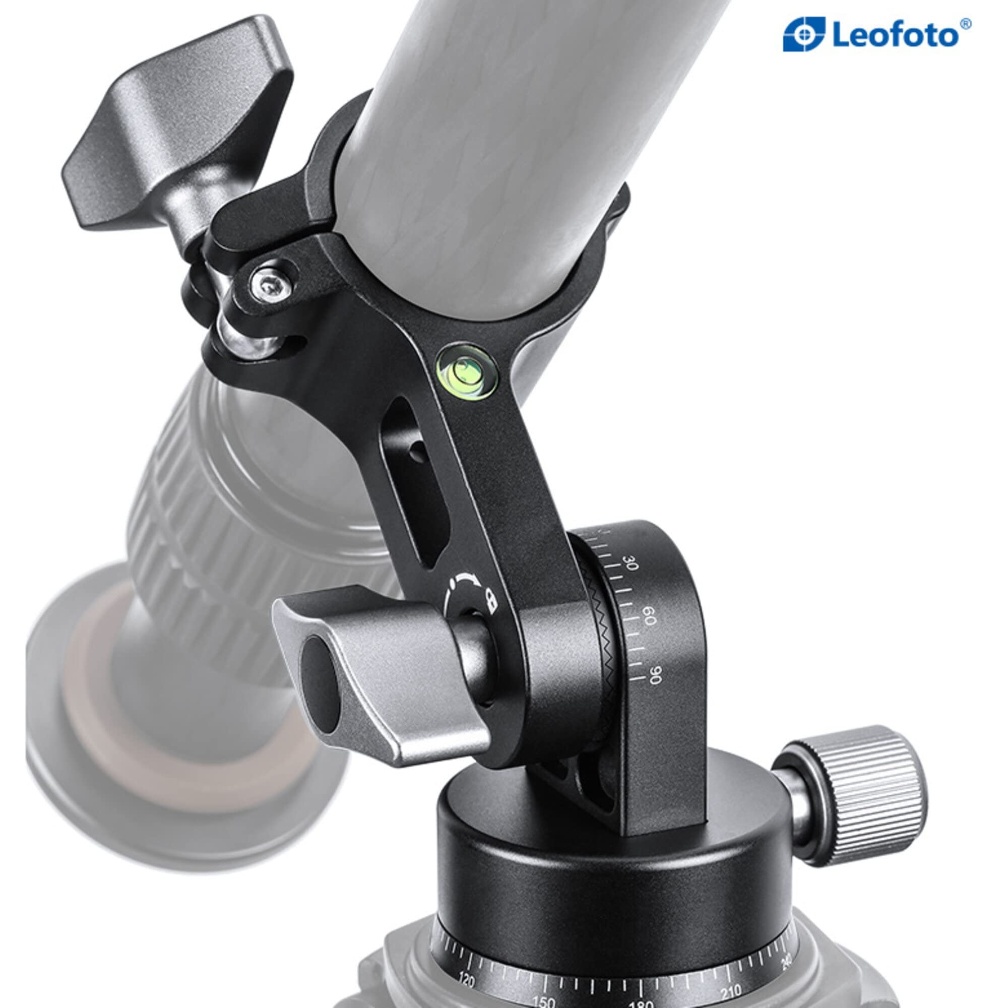 Leofoto Hs-28 Tilt Adapter/Convertor With Panning Base For 28Mm Tripod Center Column