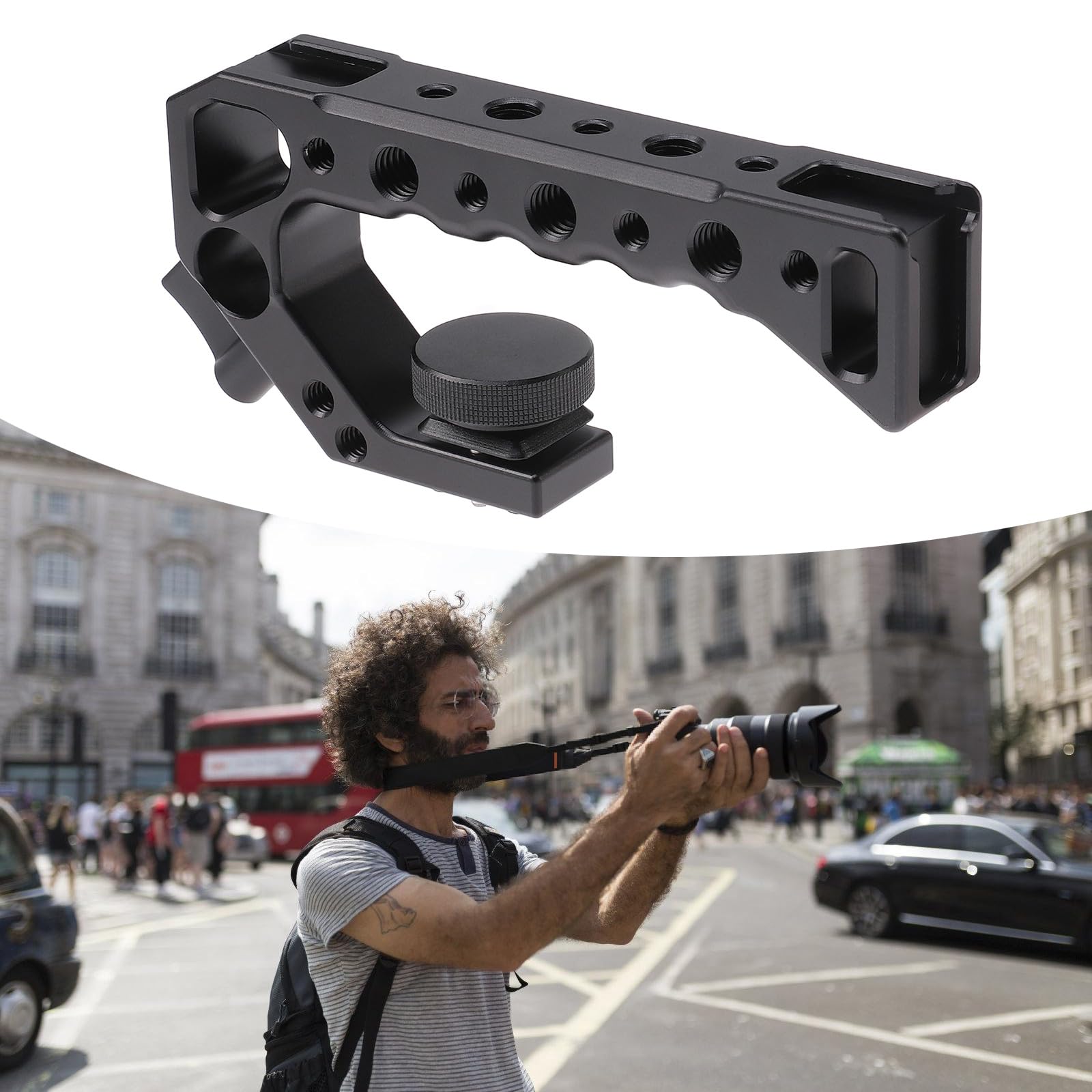 Zhenzq Durability Camera Handgrip Top Handle For Versatility Needs Photography Stabilizers Handle Metal Construction