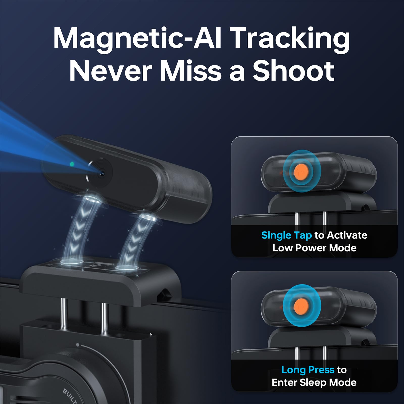 Camnoon Ai Tracking Sensor Magnetic Ai Module Ai Tracker Compatible With Zhiyun Smooth 5S Ai Gimbal Stabilizer