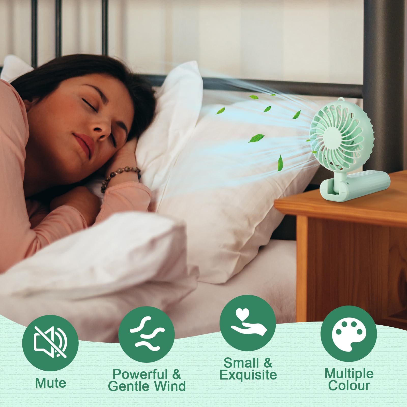 Compact and lightweight 24 pack mini handheld fans with foldable design perfect for travel
