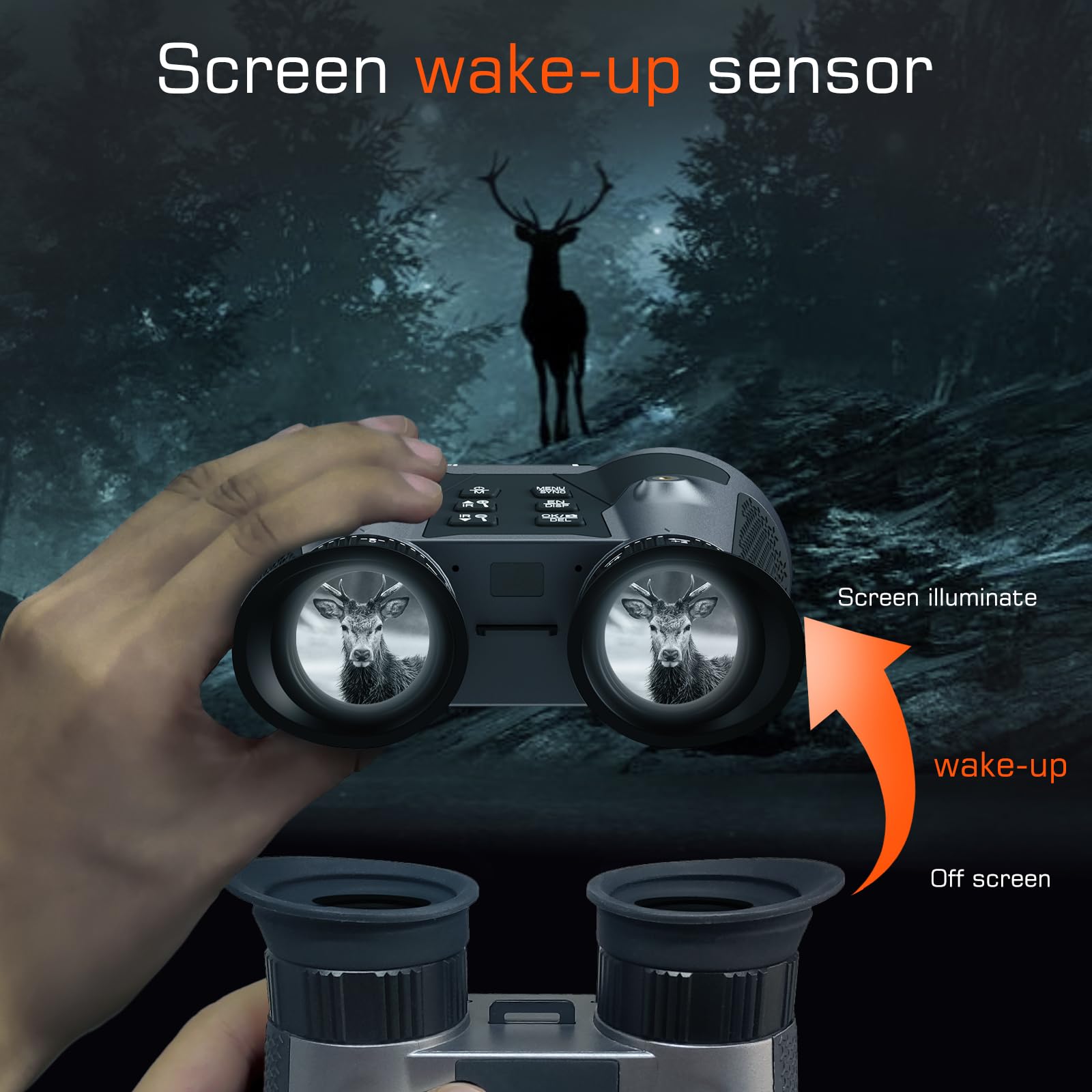 Dsoon 3D Vr Night Vision Goggles - Rechargeable Head-Mounted Binoculars With 8K Uhd & 4K Video, 3D Synthesis,2300Ft Ir Night Vision,36Mp Photos,6X Zoom,Includes 64Gb Tf Card For Hunting Surveillance