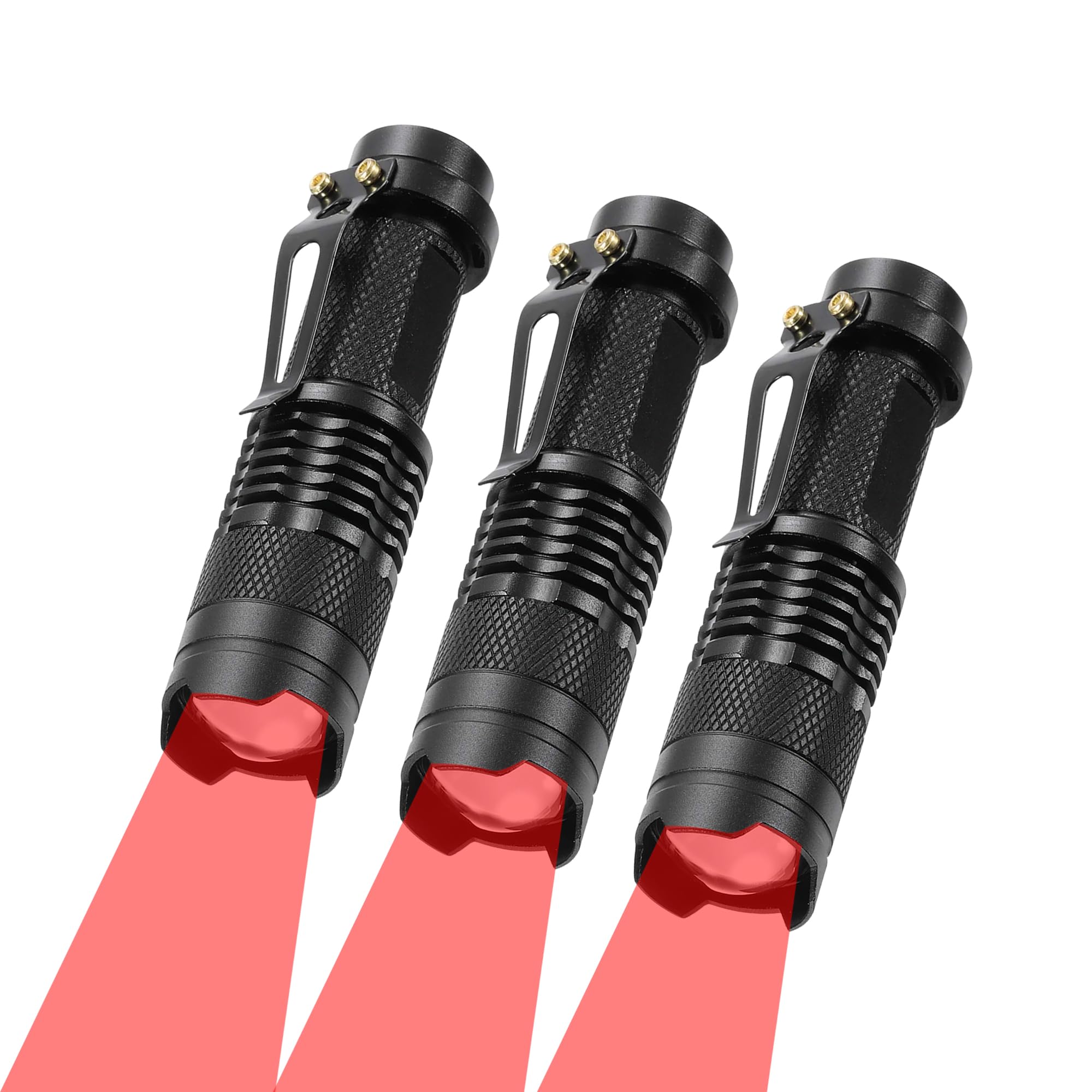 Souyos Ultra-Low Lumen Red Flashlight For Astronomy & Night Vision - Zoomable,Single Mode, Aa Battery Operated, Portable Pocket Size (Batteries Not Included) (3)