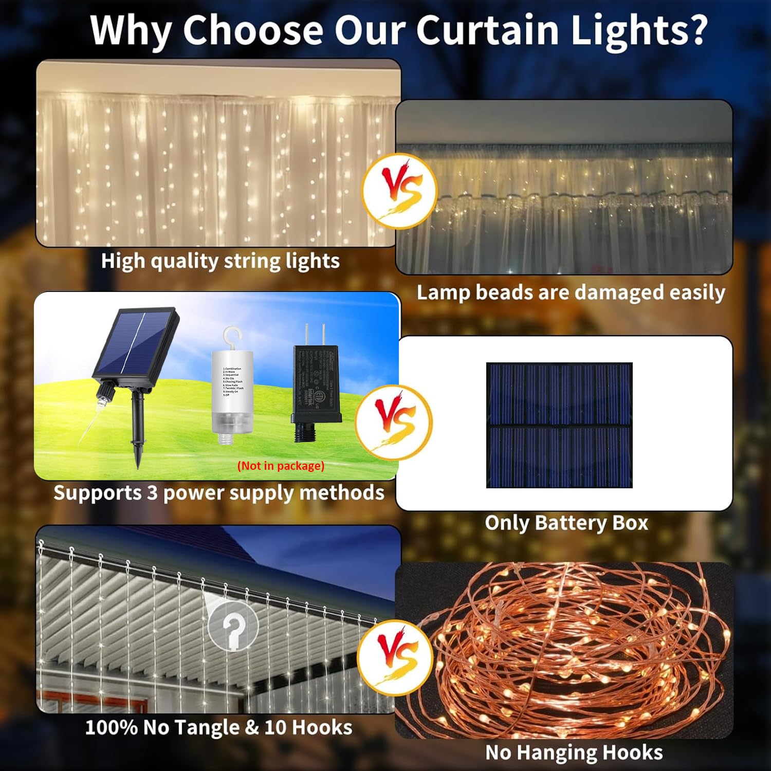 Qlirjad Solar Curtain Lights 1010Ft 300Led Waterproof Waterfall Light With 8 Modes Remote Type C Charging Dimmable Timer Twinkle Fairy String Lights For Outdoor Christmas Gazebo Wedding Party Pergola Patio
