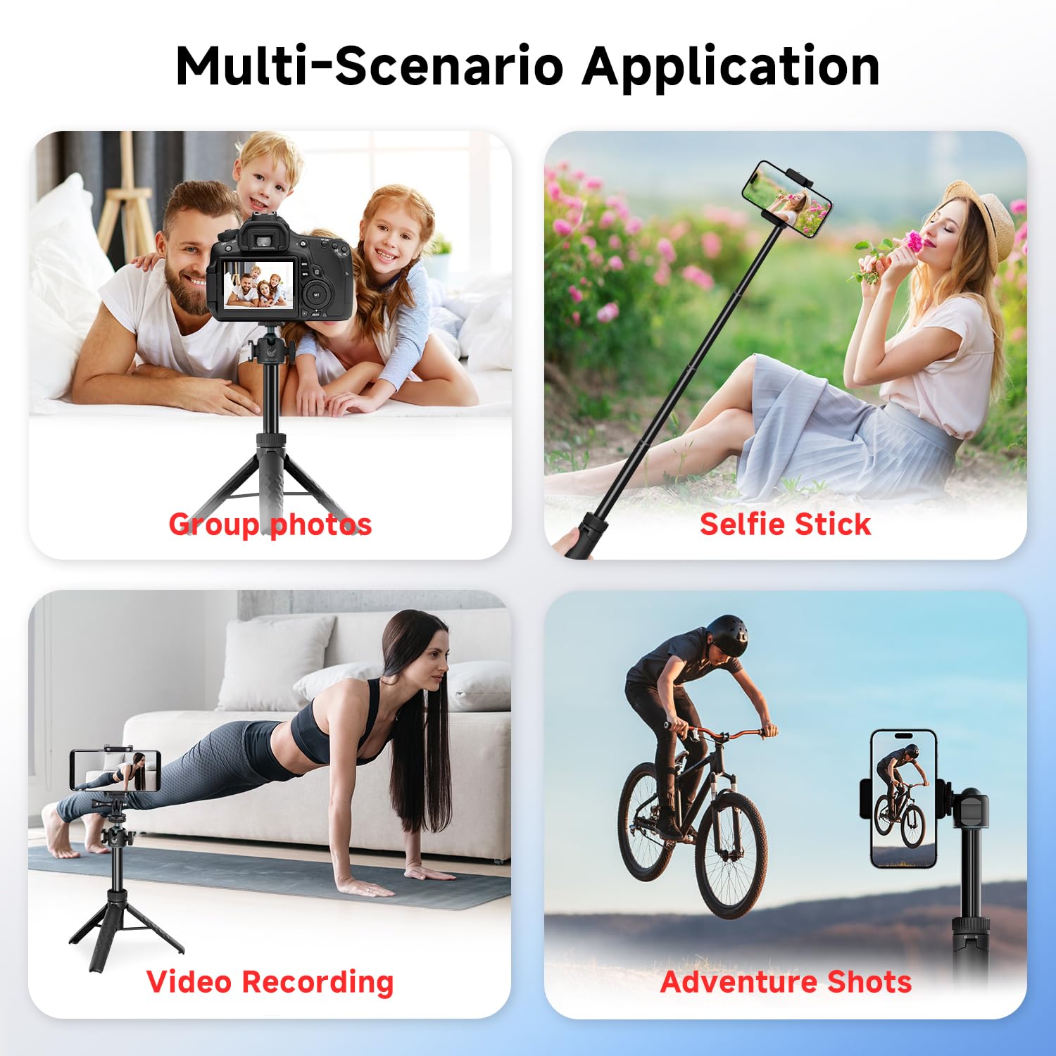 Oldshark Extendable Mini Camera Tripod With 360° Ball Head, 4 Levels Adjustment Cold Shoe Metal Table Tripod, Lightweight Portable Travel Selfie Stick With 1/4 Inch Screw For Dslr Action Camera