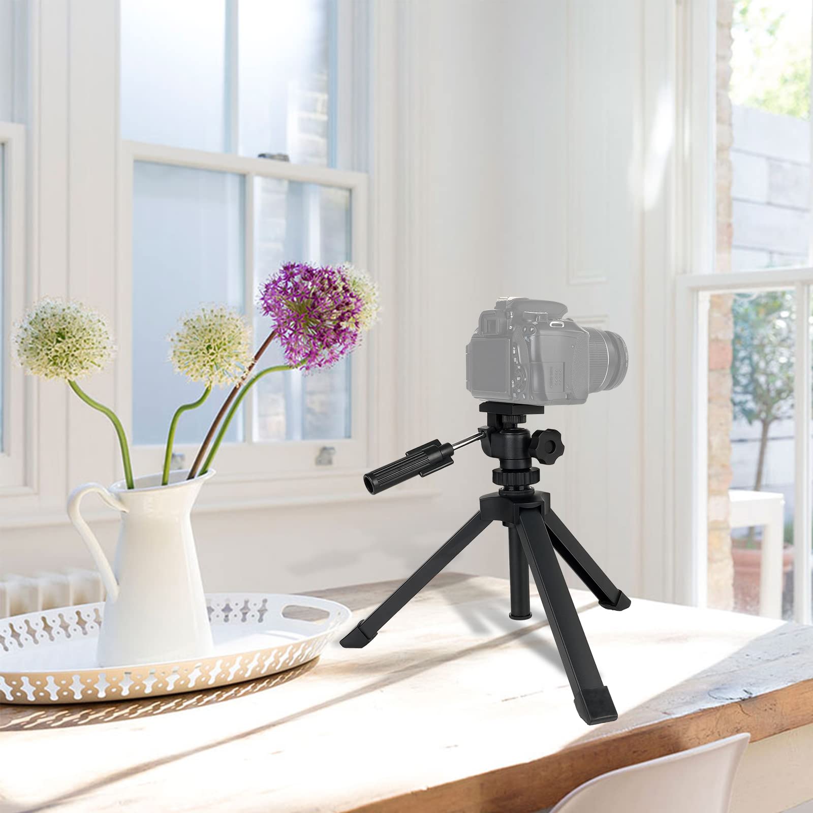 Svbony Sv146 Tabletop Tripod - Adjustable Portable Tripod For Spotting Scope, Binoculars, Monoculars, Dslr Cameras