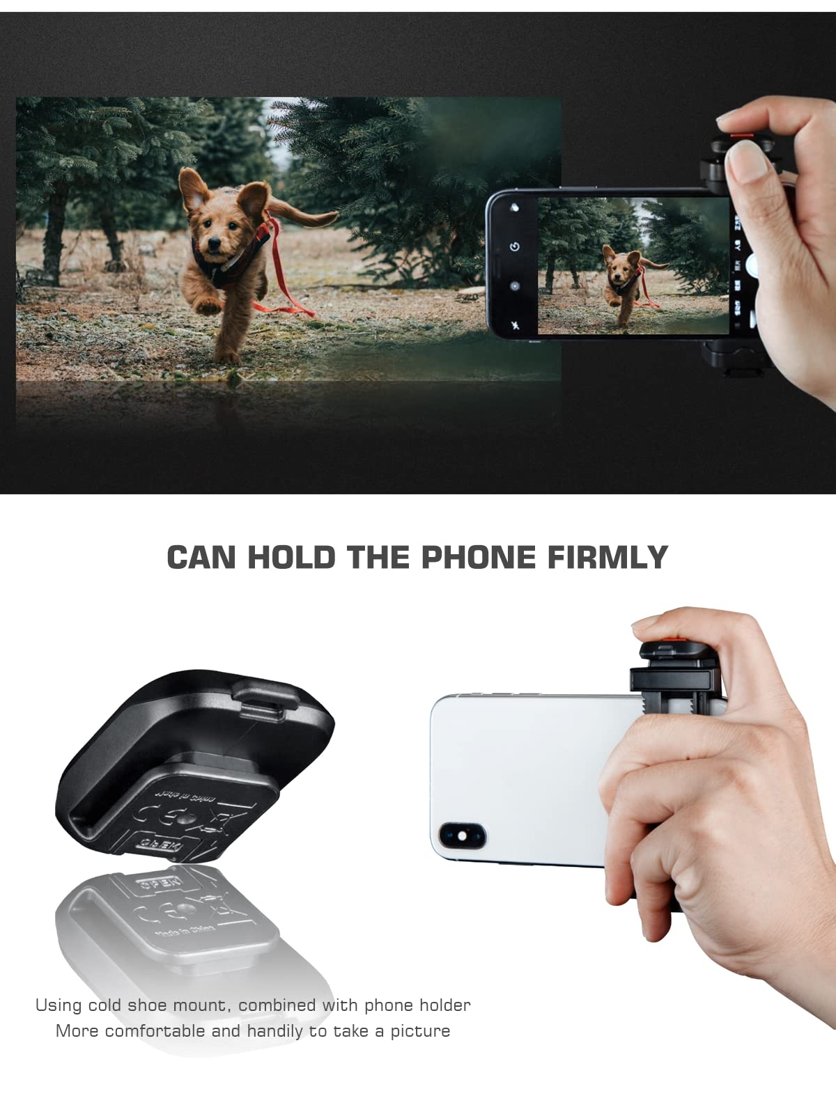 Lammcou Flexible Phone Tripod, Mini Small Tripod With Hot Shoe Cell Phone Tripod Adapter & Smartphone Remote Shutter, Octopus Flexible Table Tripod For Cell Phones Camera Vlogging