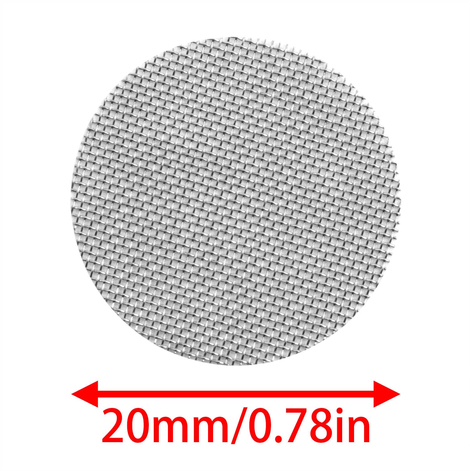 Piyanyo Stainless Steel Faucet Screen, 13/16 "Od For Kitchen Faucet Bubbler Replacement Part Silver 30Pcs