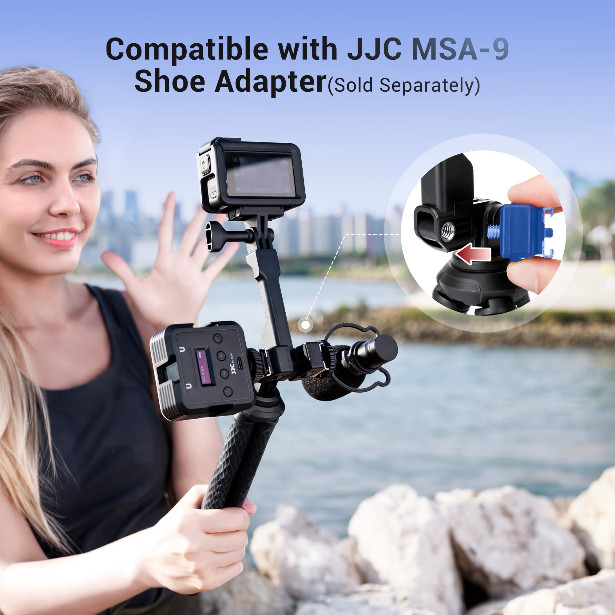 Kiorafoto Extended Magnetic Flexible Tripod For Iphone, Height & Angle Adjustable Bendable Octopus Tripod Cellphone Stand For Magsafe & Android & Compact Camera & Gopro Travel Selfie/Vlogging/Video Recording