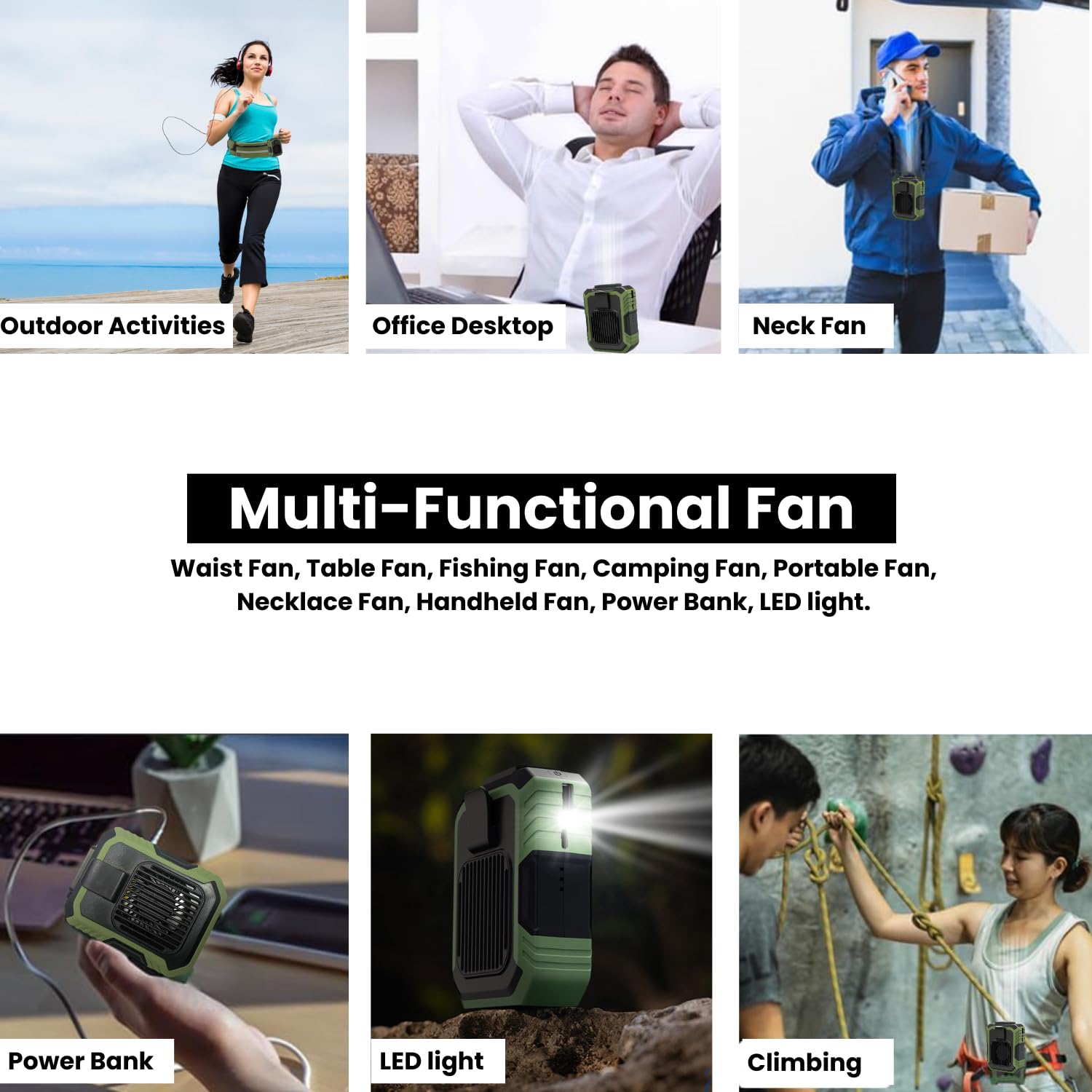 Handheld mini fan for men battery powered personal cooling fan for summer