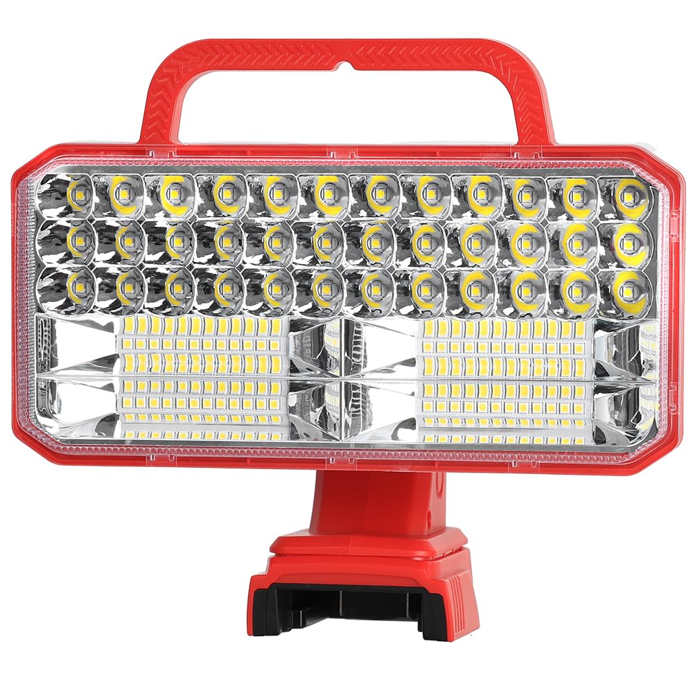 Haopkzapyr Cordless 4200Lm Led Flashlight For Milwaukee M18 18V Li-Ion Battery, 40W Work Light With Usb Charging Port For Hiking,Job Site, Camping,Indoor & Outdoor Use(Battery Not Included)