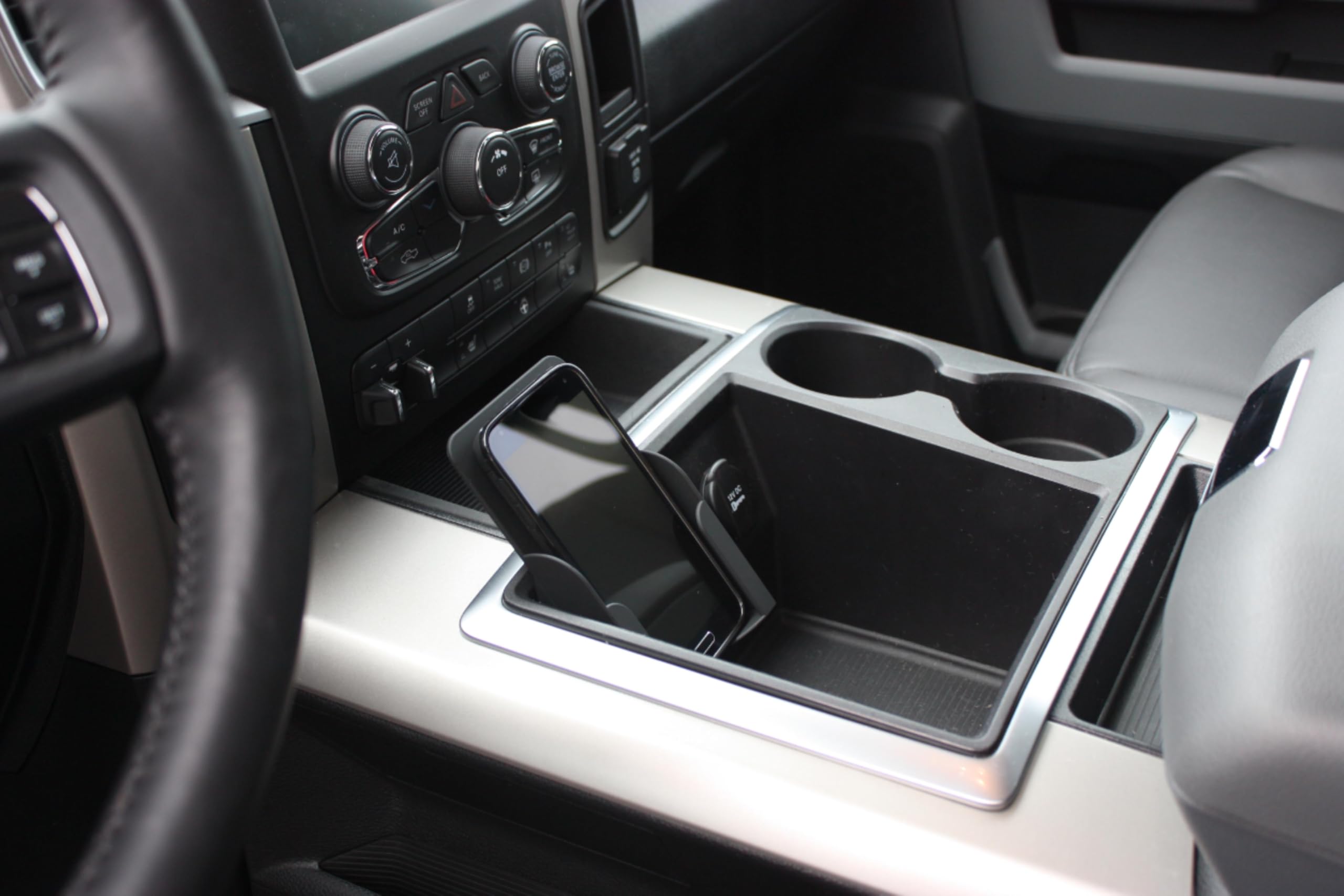 Wadestar Rpc Phone Holder Converts The Business Card Holder Into A Cell Phone Holder In Select 2009-15 Dodge Ram Trucks - Small