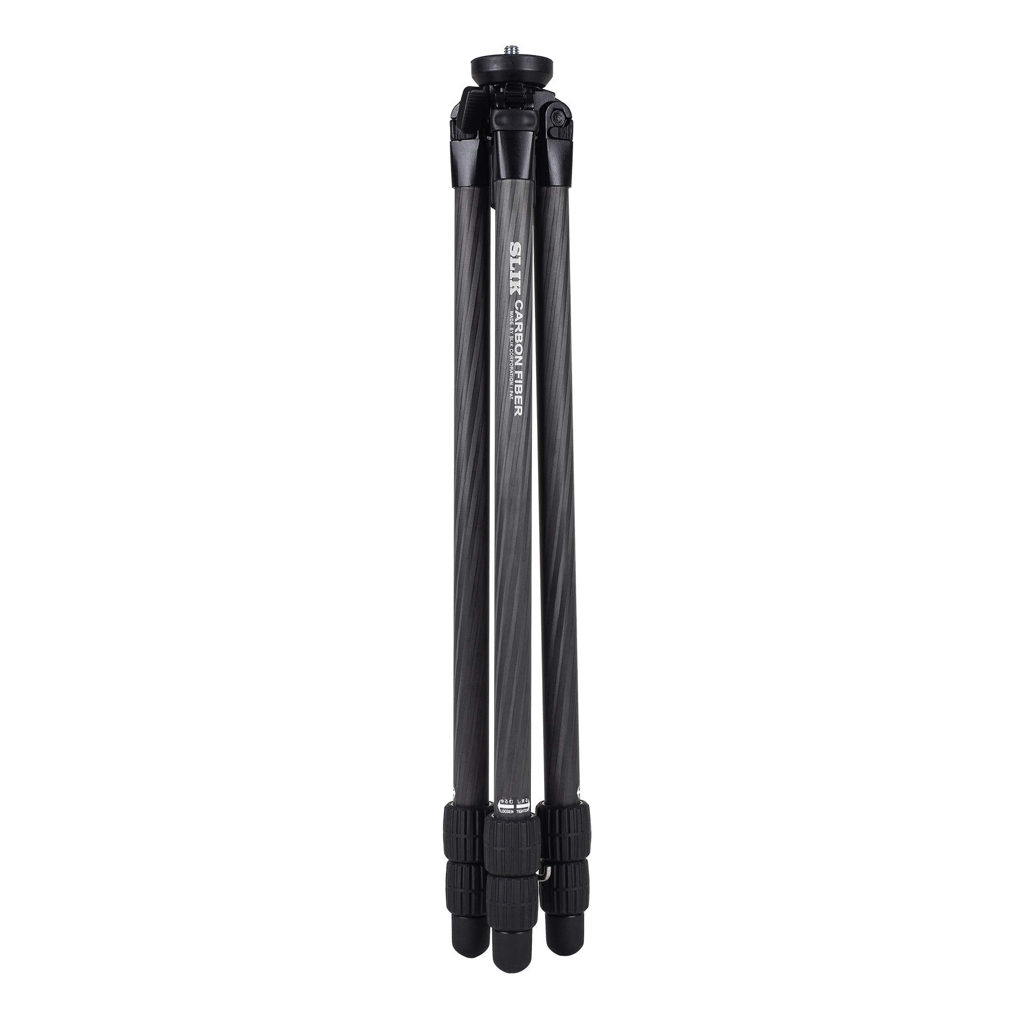 Slik Pro Cf-633 3-Section 64.1" Carbon Fiber Tripod Black (611-894)